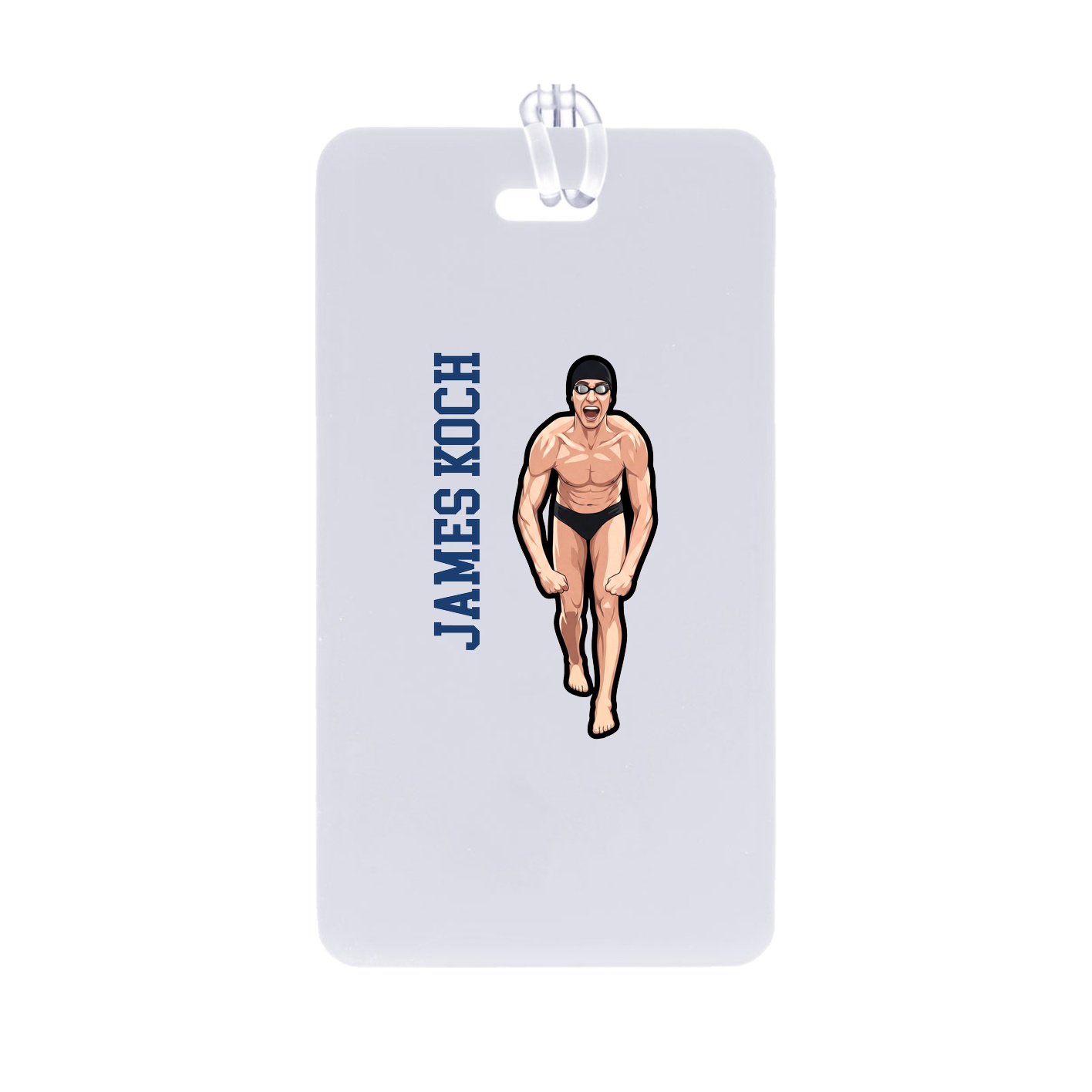Bag Tag — Name Vertical in Classic