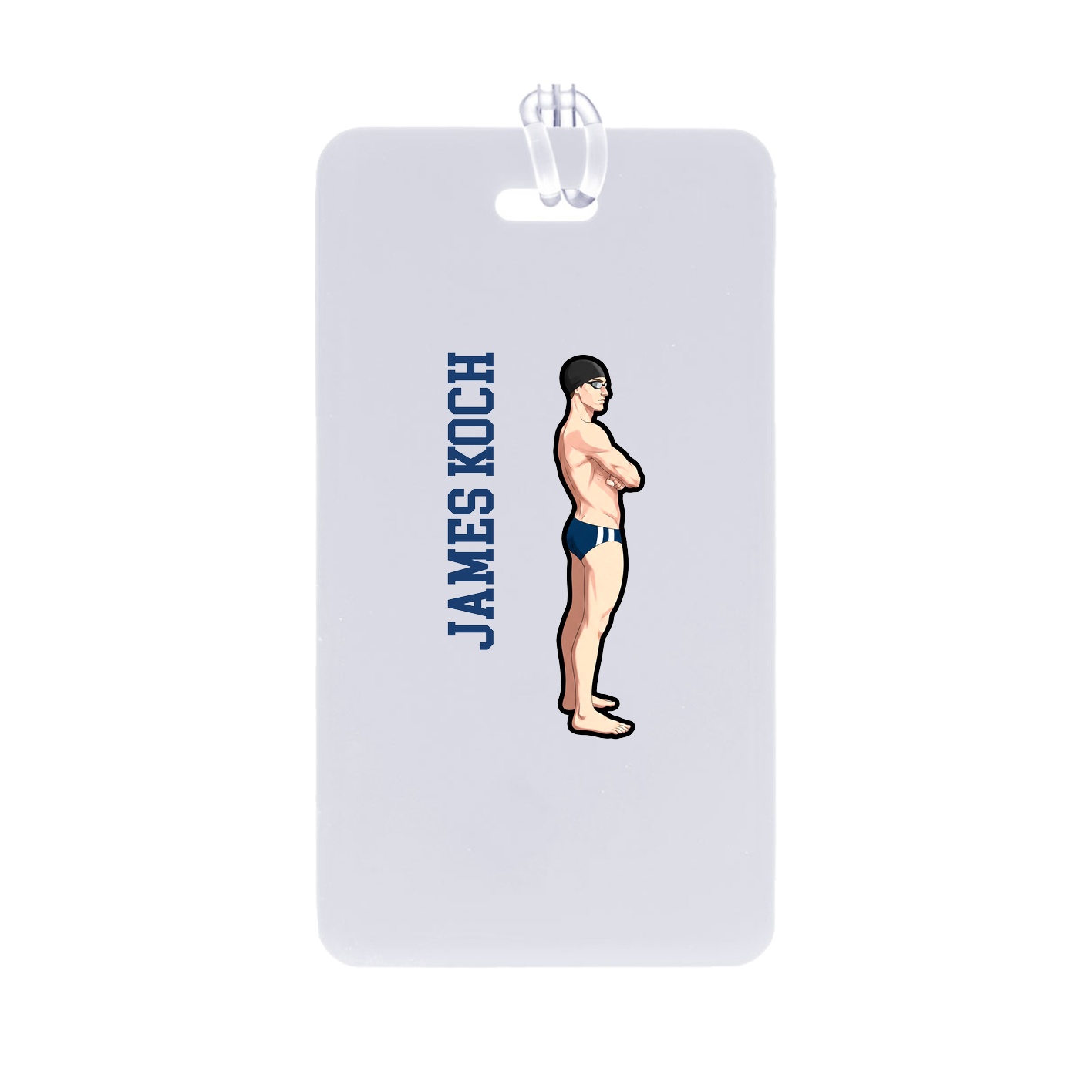 Bag Tag — Name Vertical in Classic