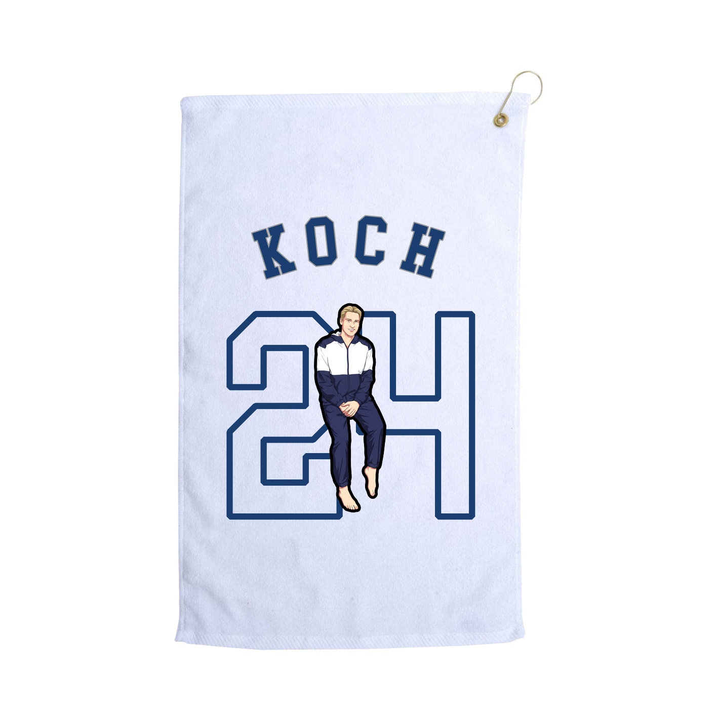 Golf Towel — Shirsey Arch in White