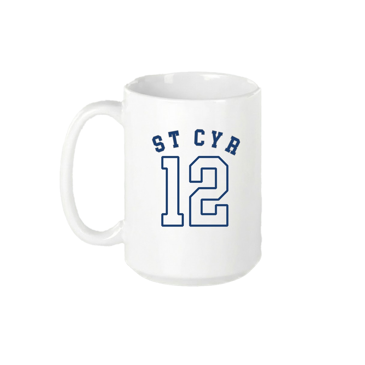 15oz Coffee Mug — Shirsey Arch in White