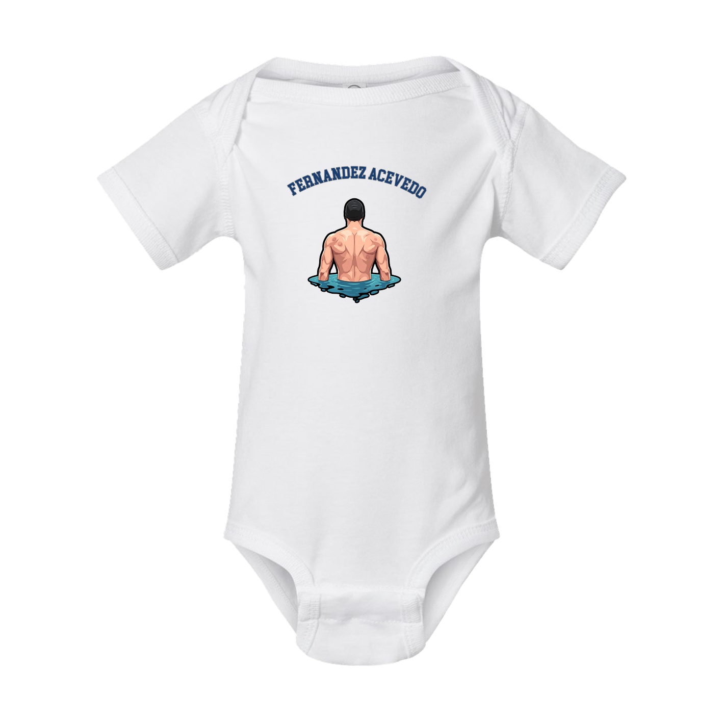 Baby Onesie — Shirsey Arch in White