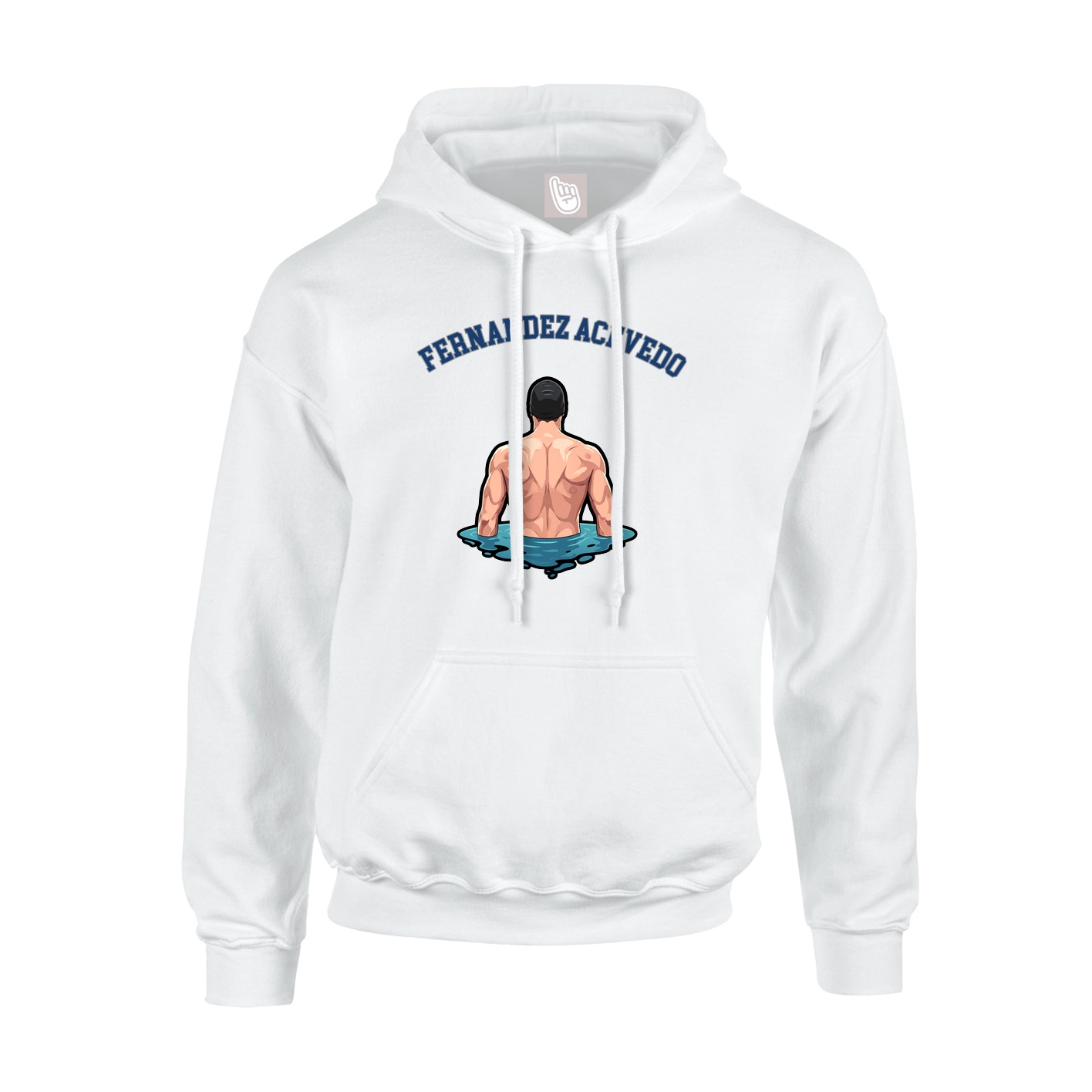 Hoodie — Shirsey Arch in White