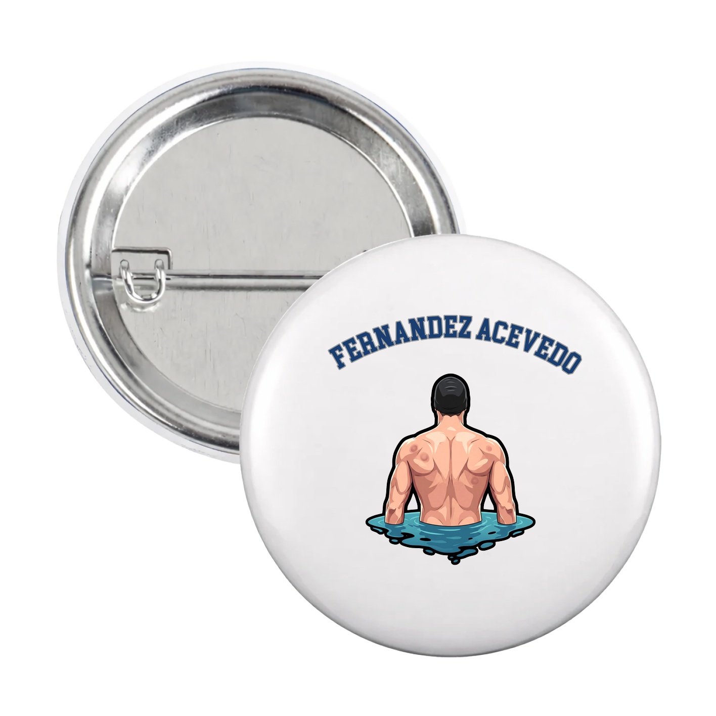 Game Day Button — Shirsey Arch in White