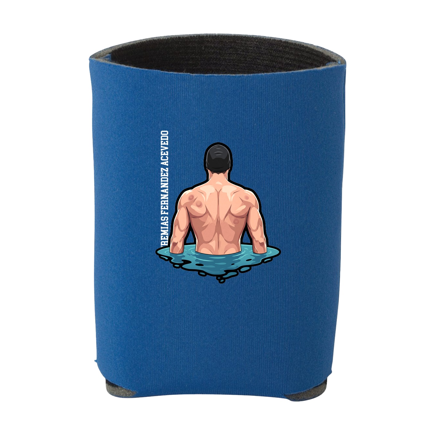 Can Holder — Name Vertical in Royal