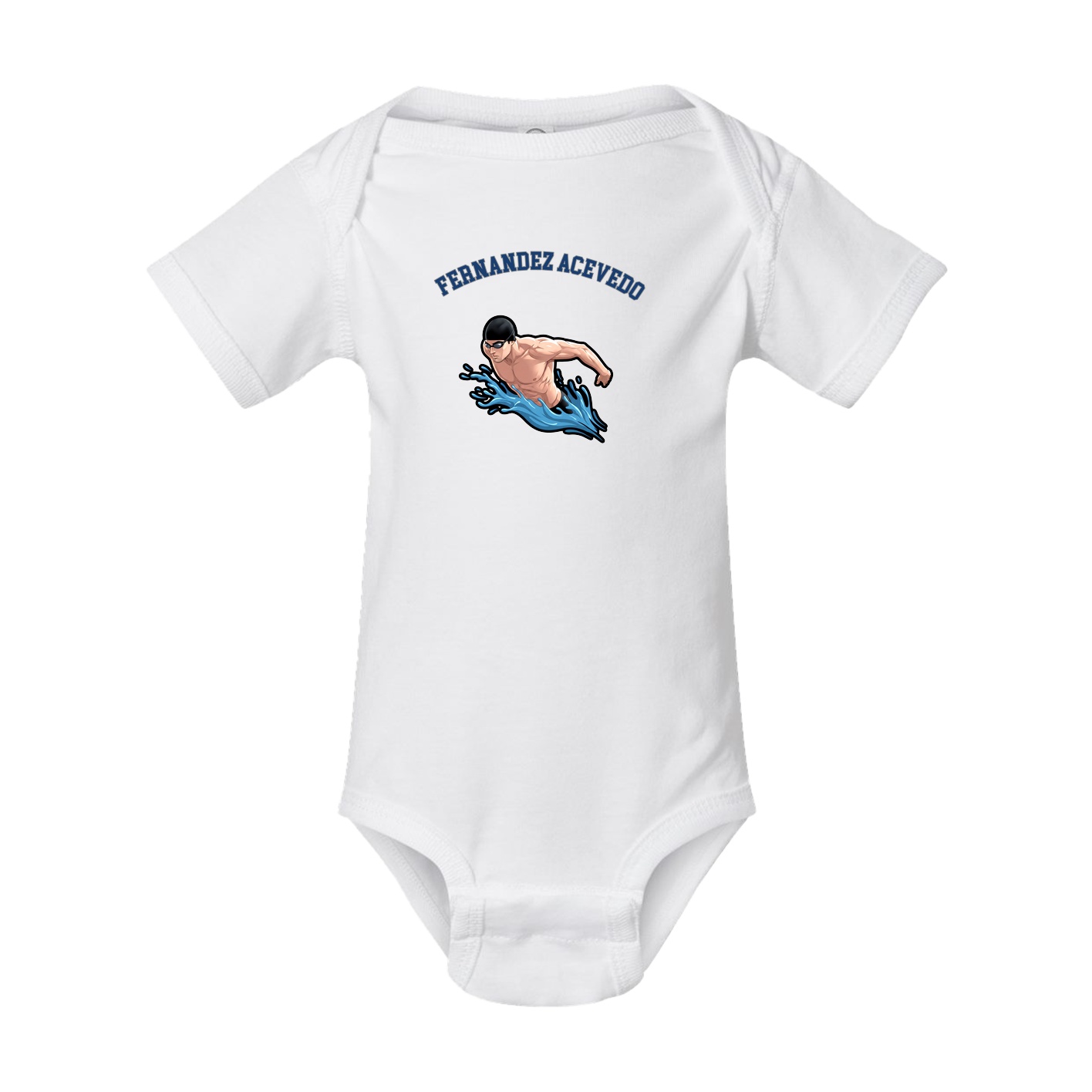 Baby Onesie — Shirsey Arch in White