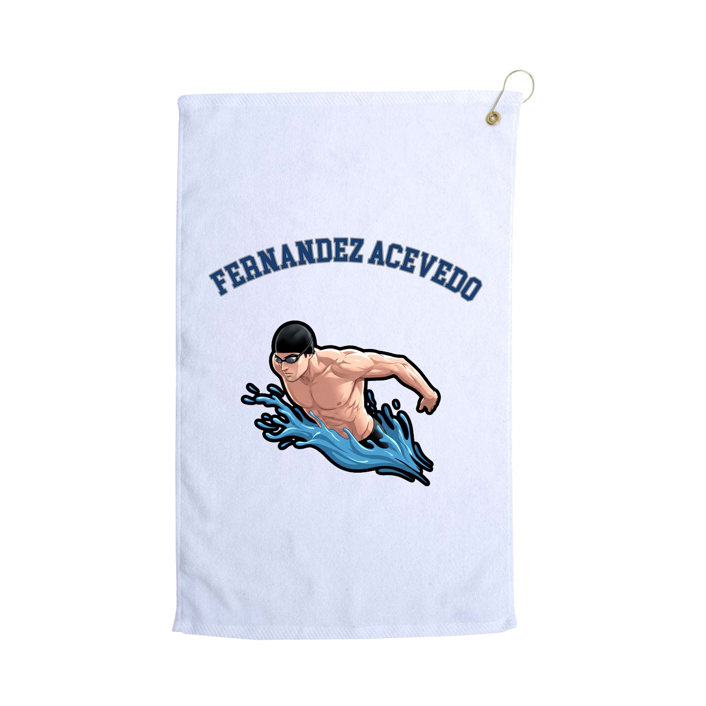 Golf Towel — Shirsey Arch in White
