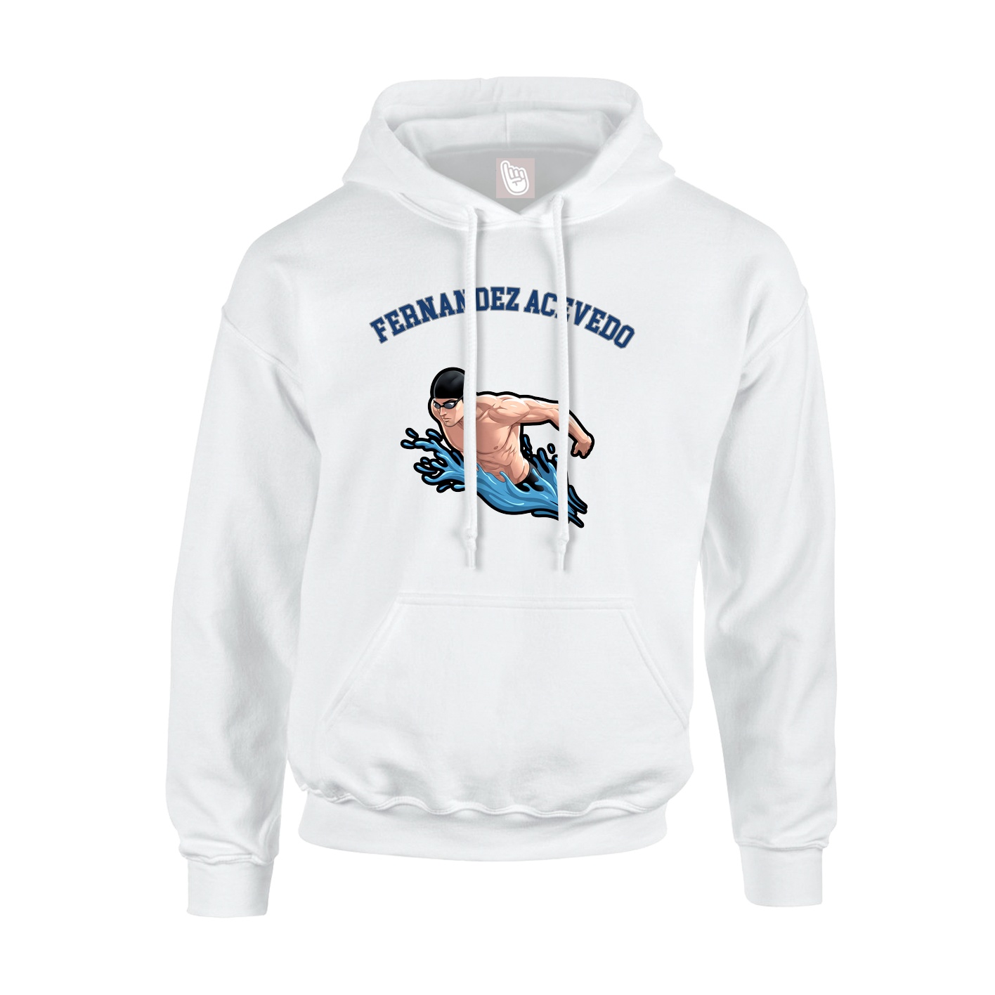 Hoodie — Shirsey Arch in White
