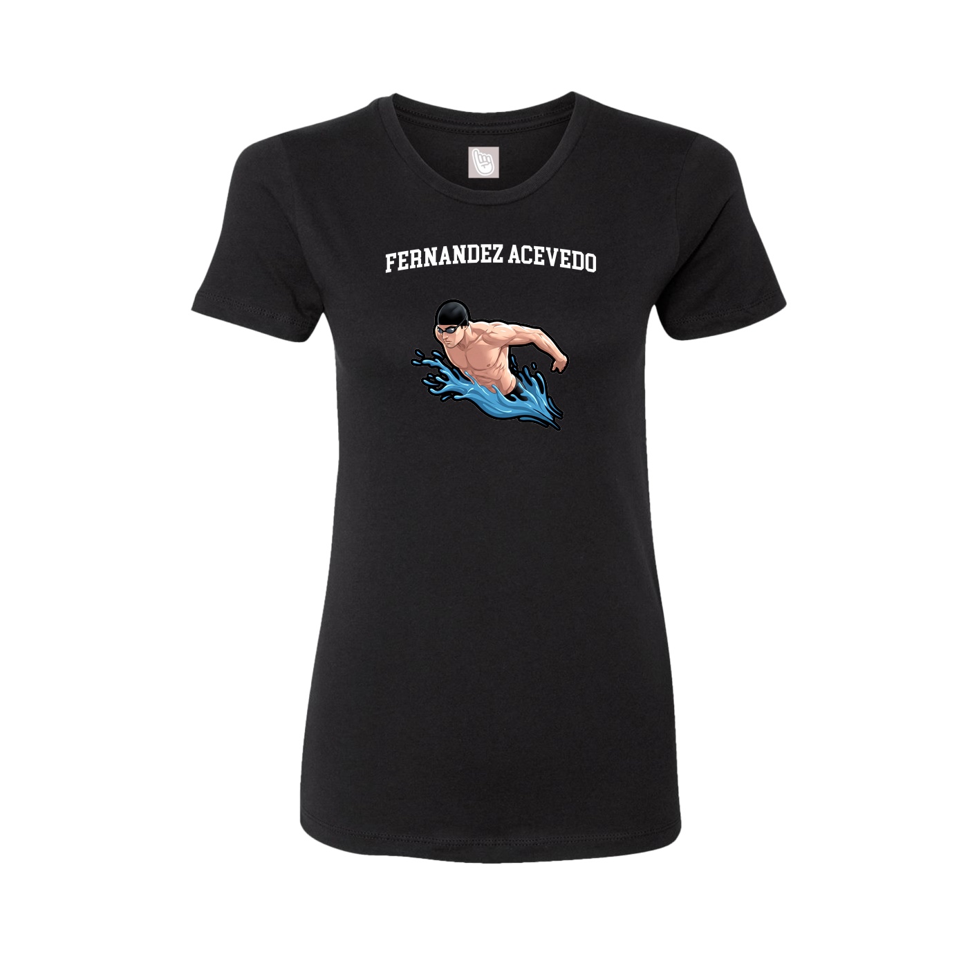 Fitted Women's Tee — Shirsey in Black