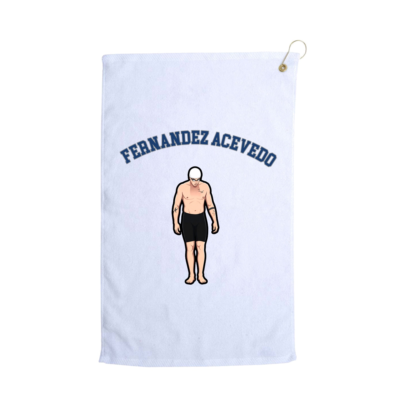 Golf Towel — Shirsey Arch in White