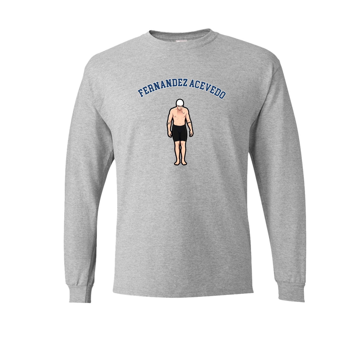 Long Sleeve Tee — Shirsey Arch in Grey