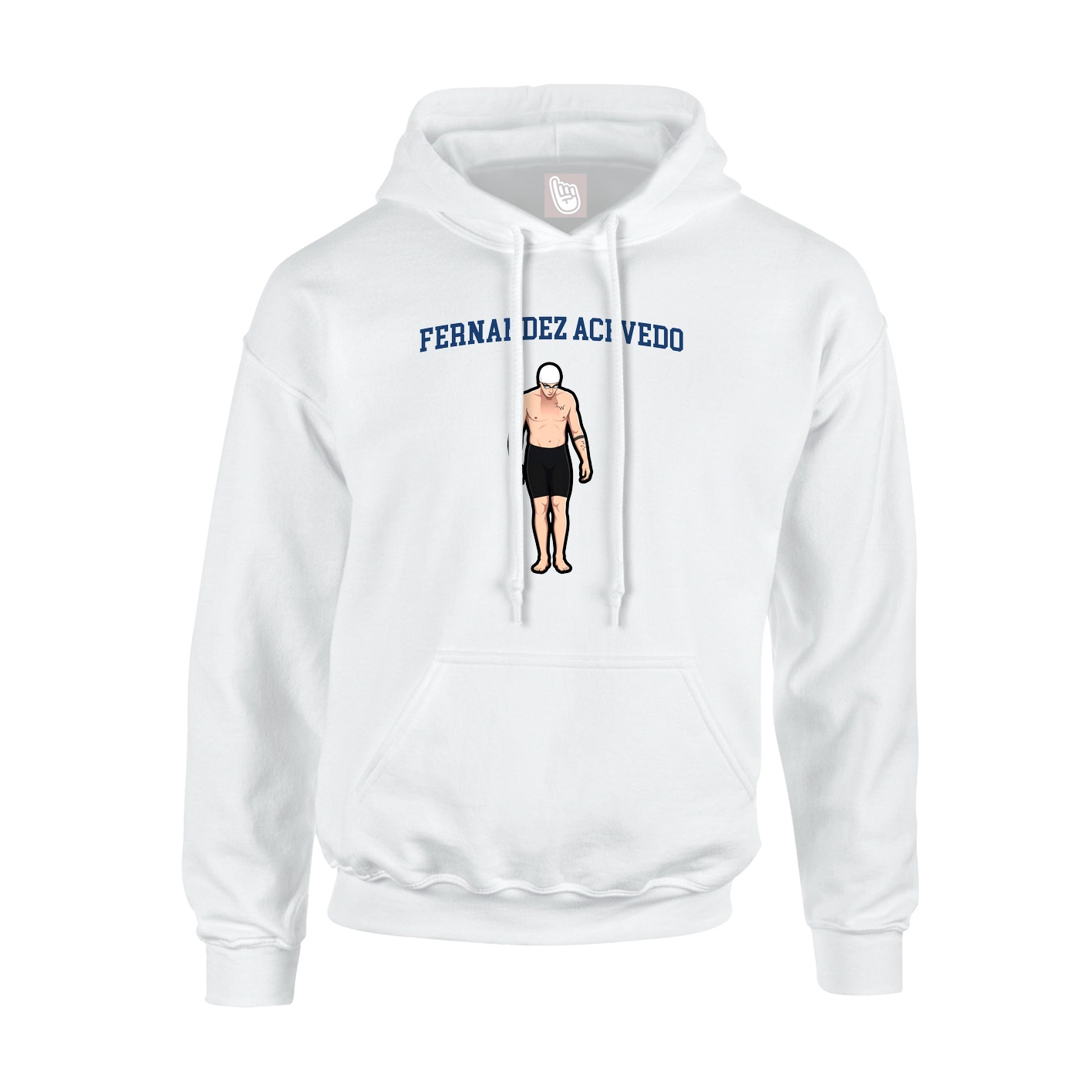 Hoodie — Shirsey in White