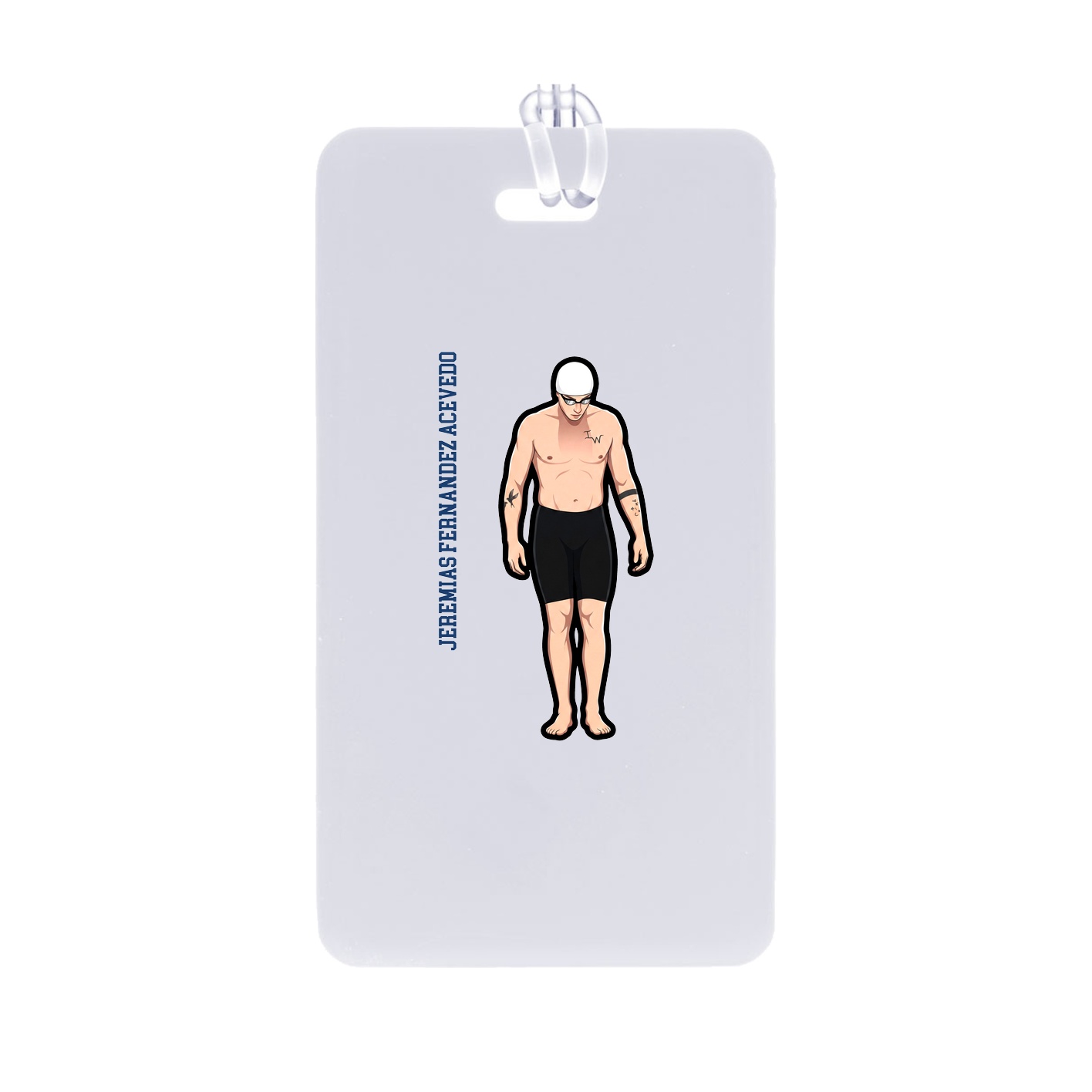 Bag Tag — Name Vertical in Classic