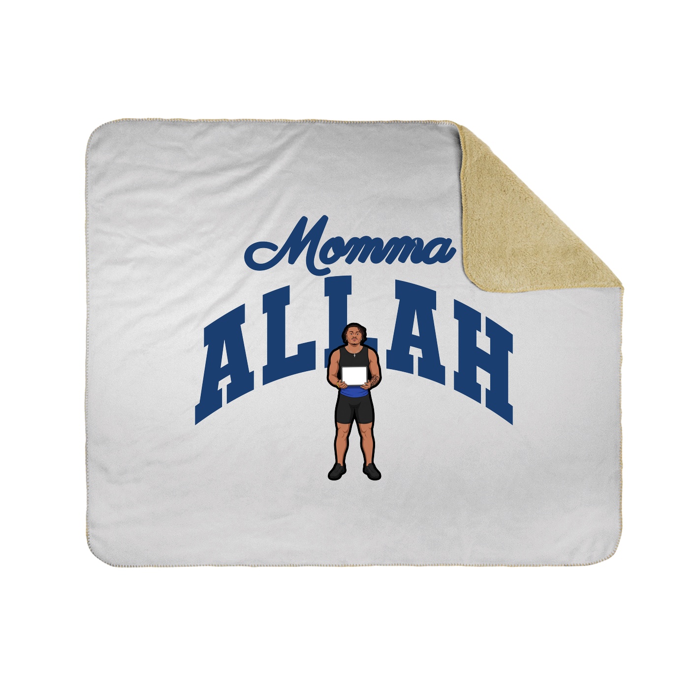 Throw Blanket — Mothers Day Arch in White