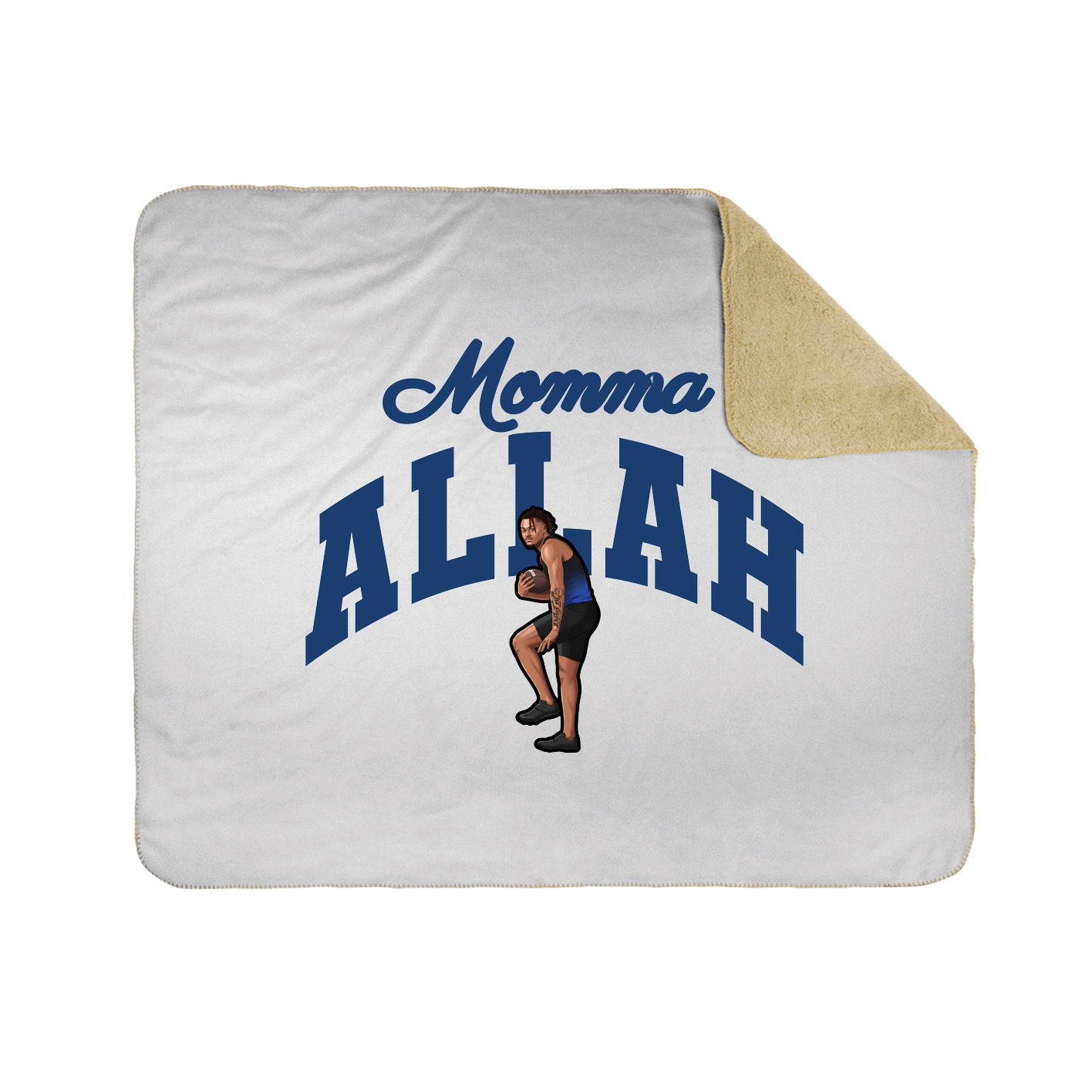 Throw Blanket — Mothers Day Arch in White