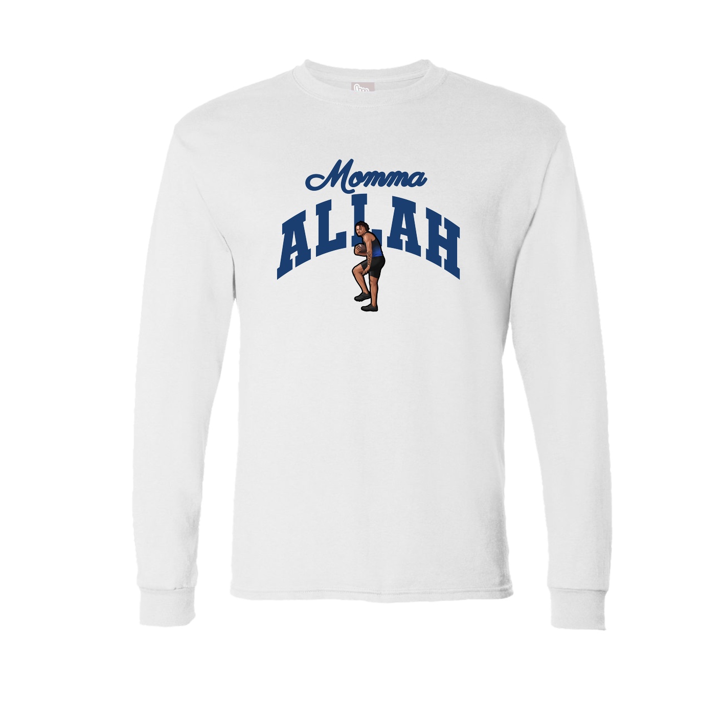 Long Sleeve Tee — Mothers Day Arch in White