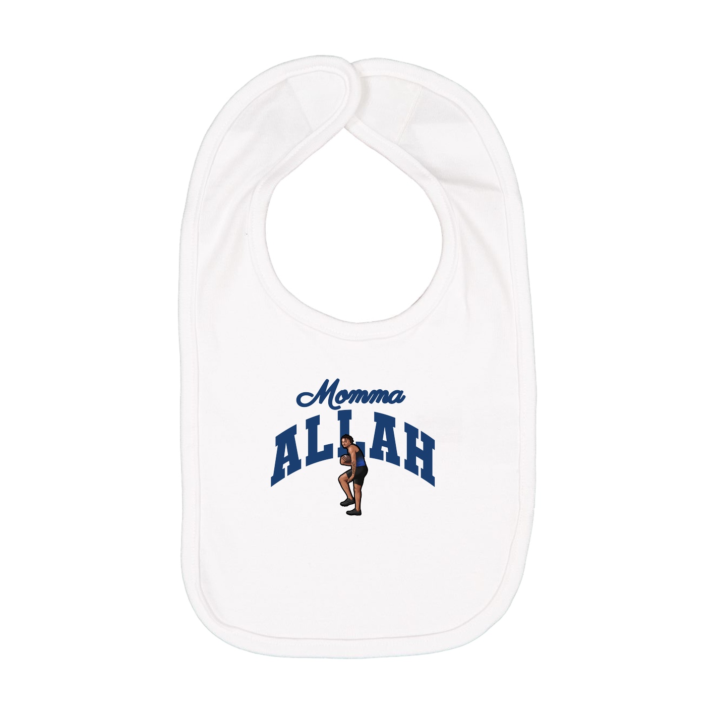 Infant Bib — Mothers Day Arch in White