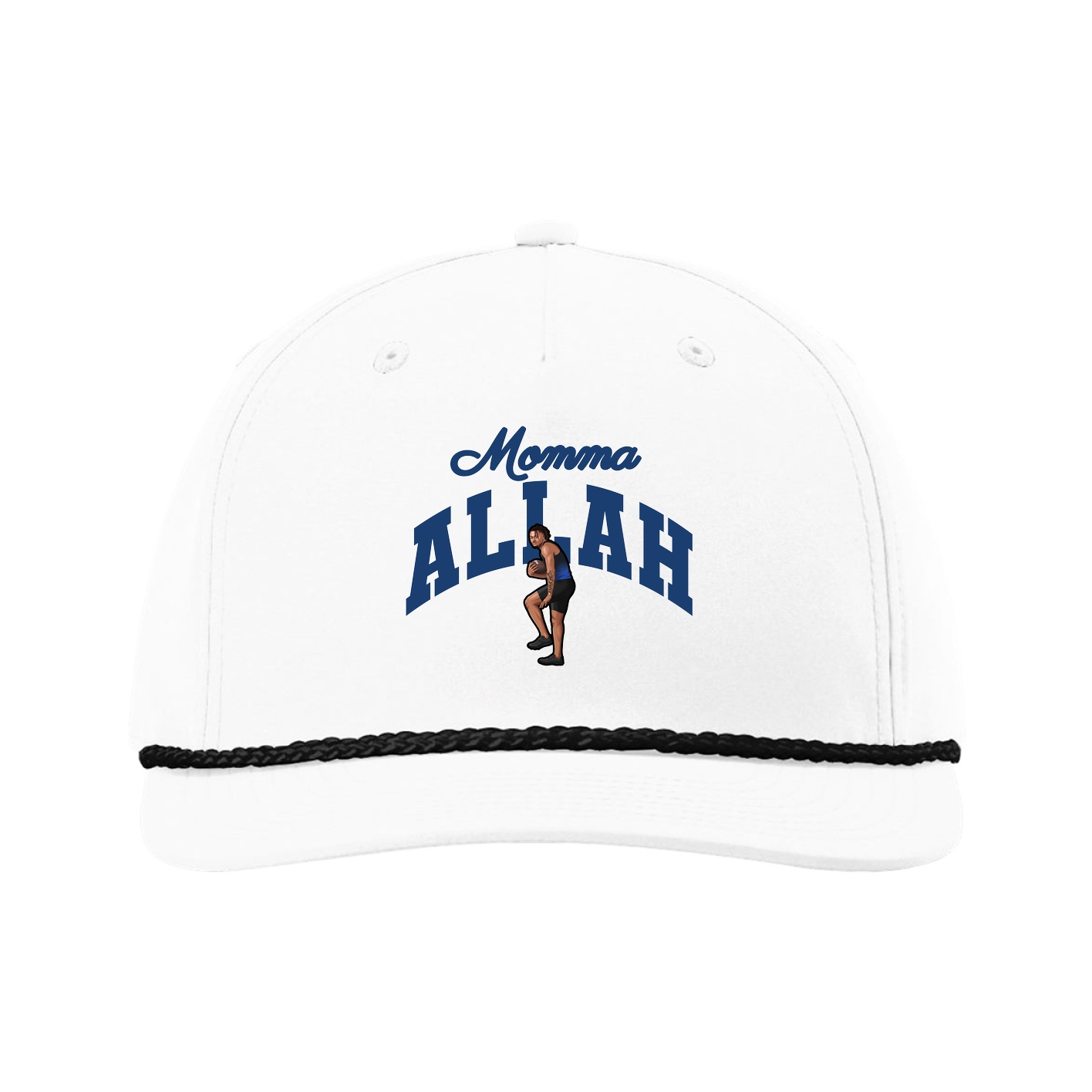 Five-Panel Classic Rope Cap — Mothers Day Arch in White