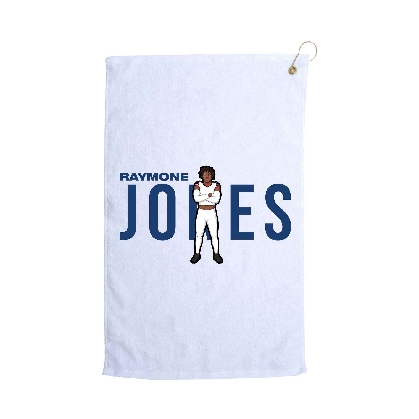 Golf Towel — Player Name in White