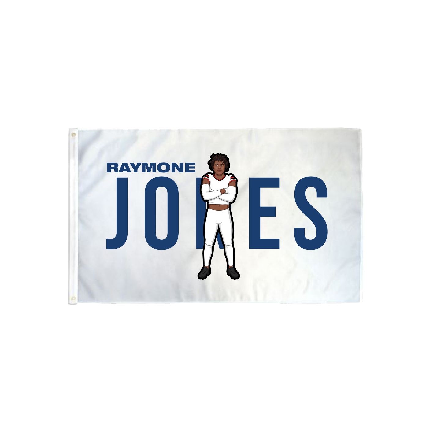 3x5 Flag — Player Name in Classic