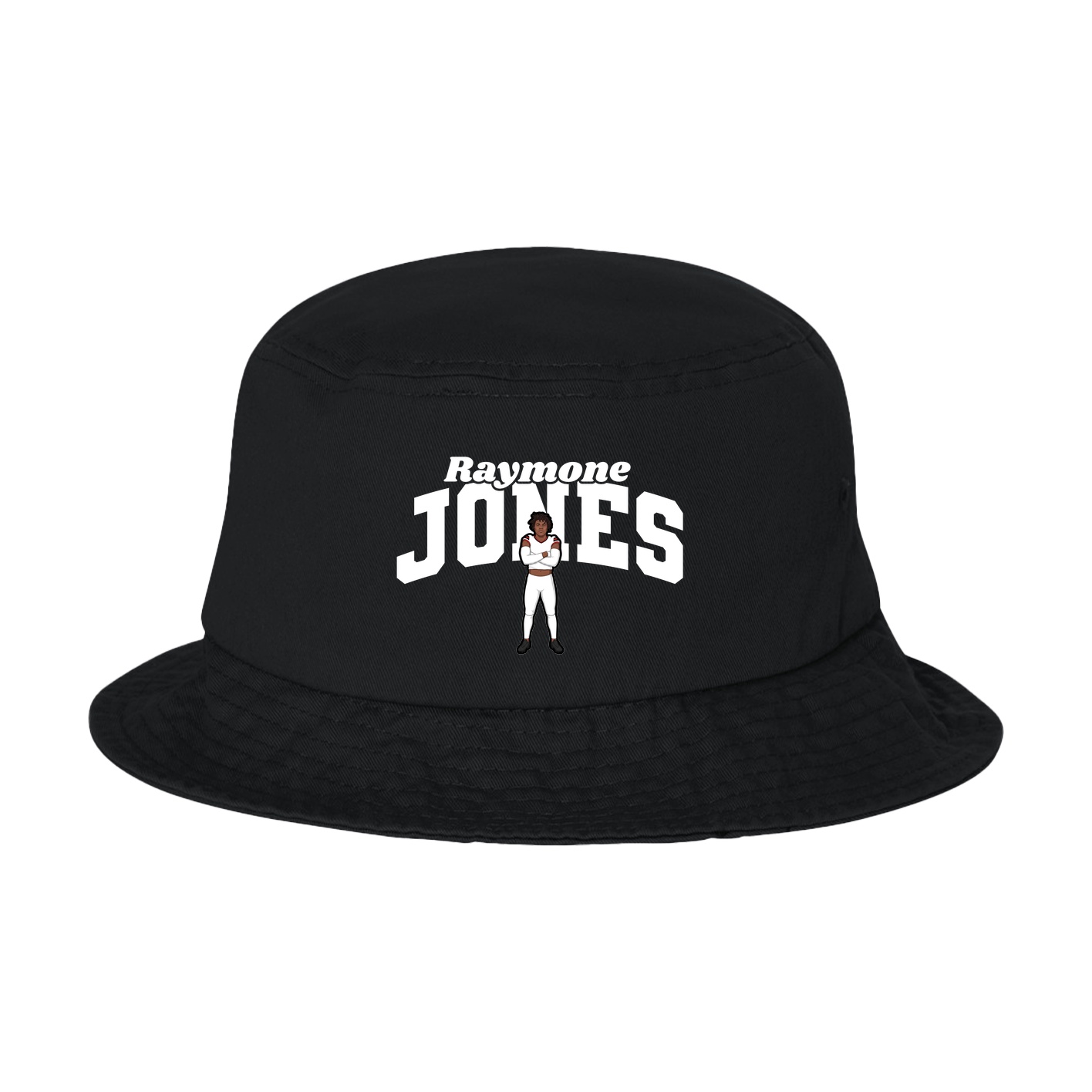 Bucket Cap — Signature Arch in Black