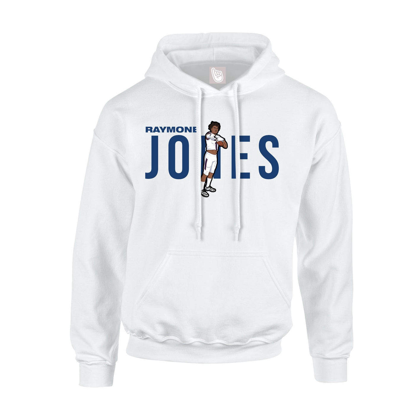 Hoodie — Player Name in White