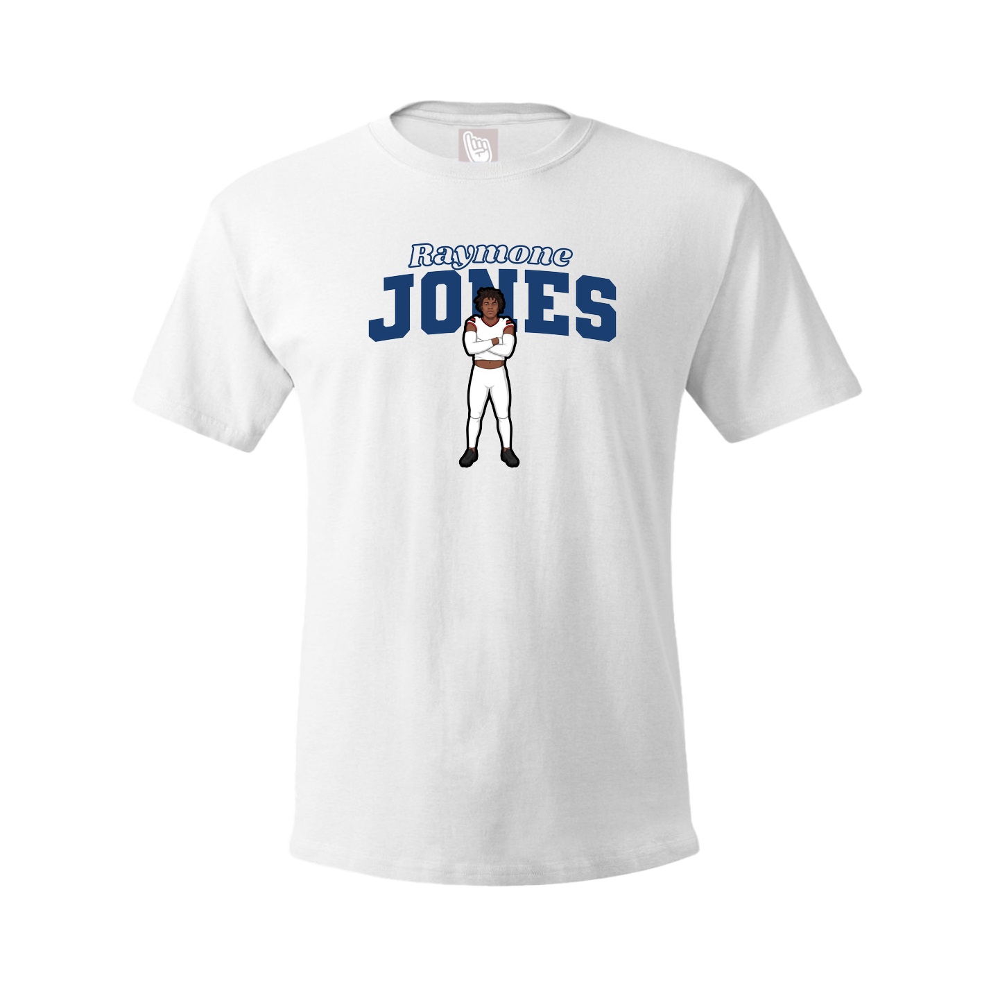 Tee — Name Arch in White