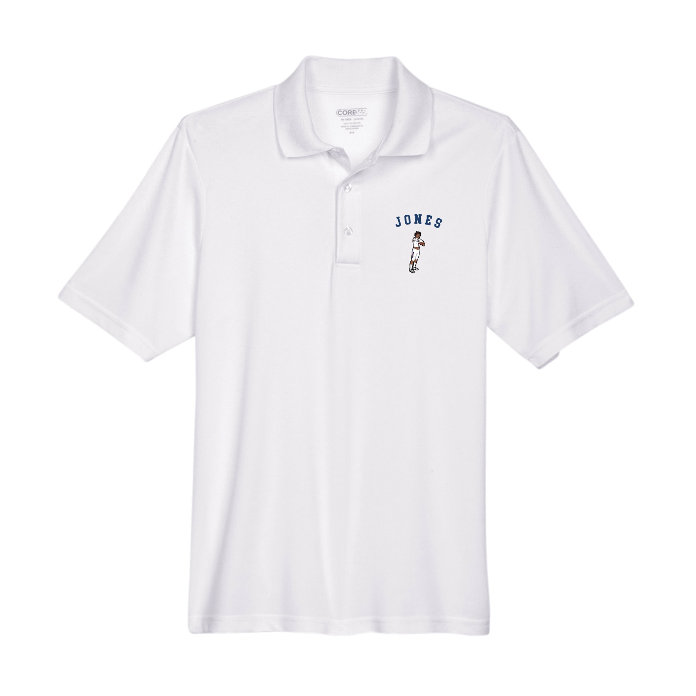 Performance Polo — Shirsey Arch in White