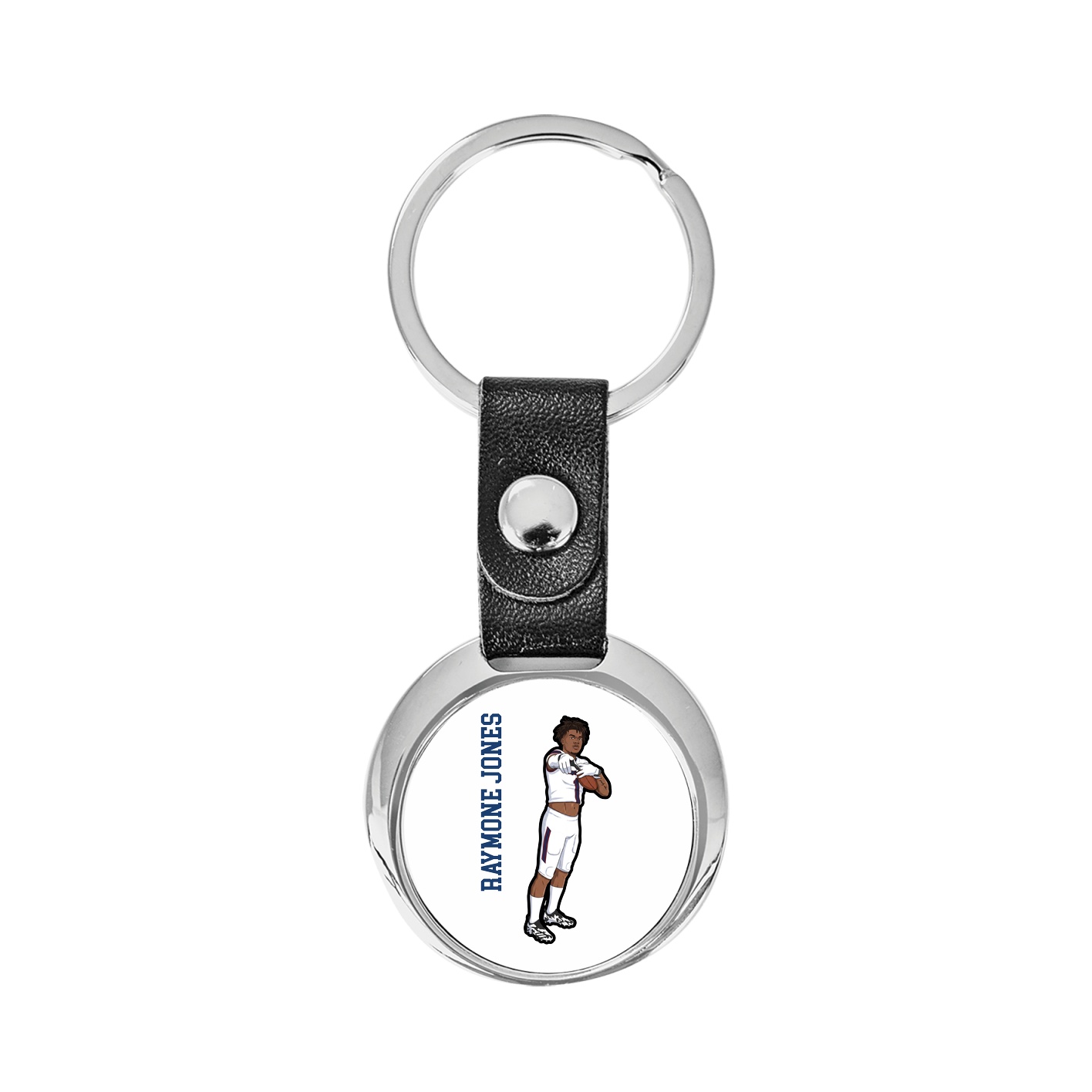 Key Chain — Name Vertical in Classic