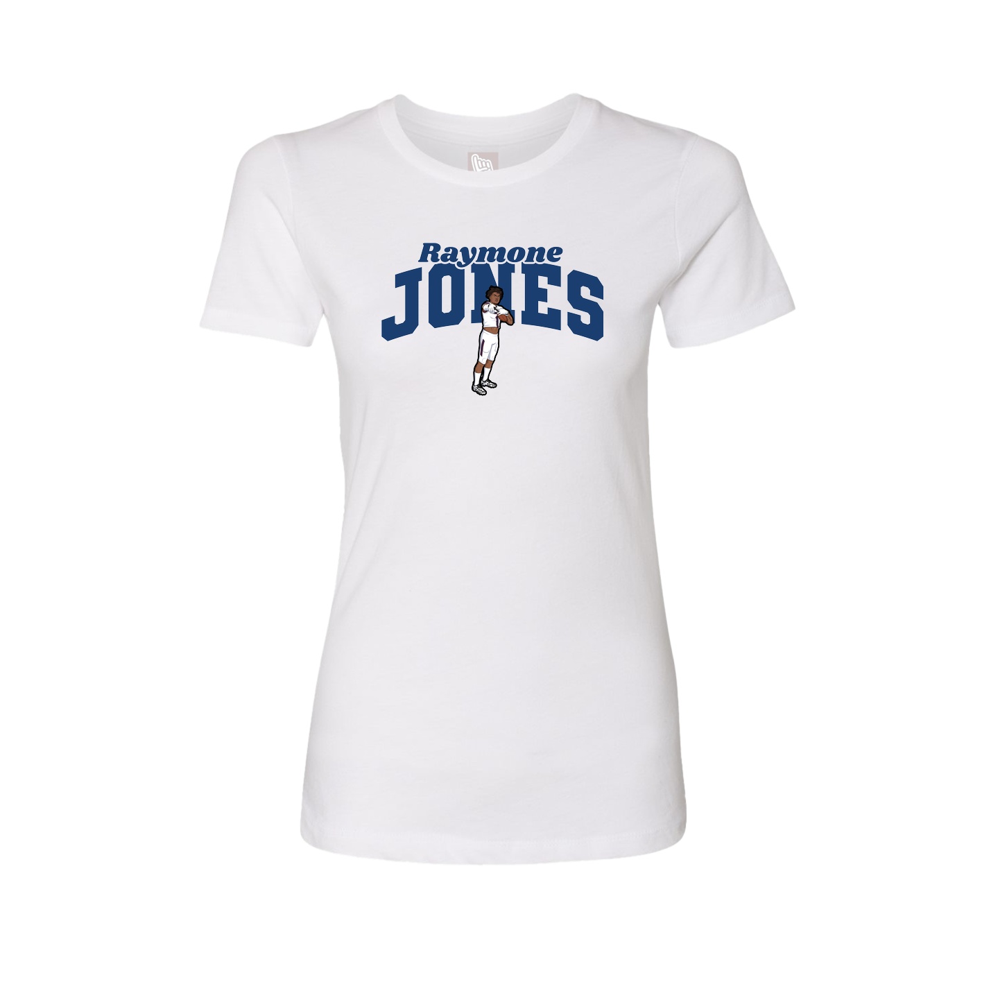 Womens Tee — Signature Arch in White