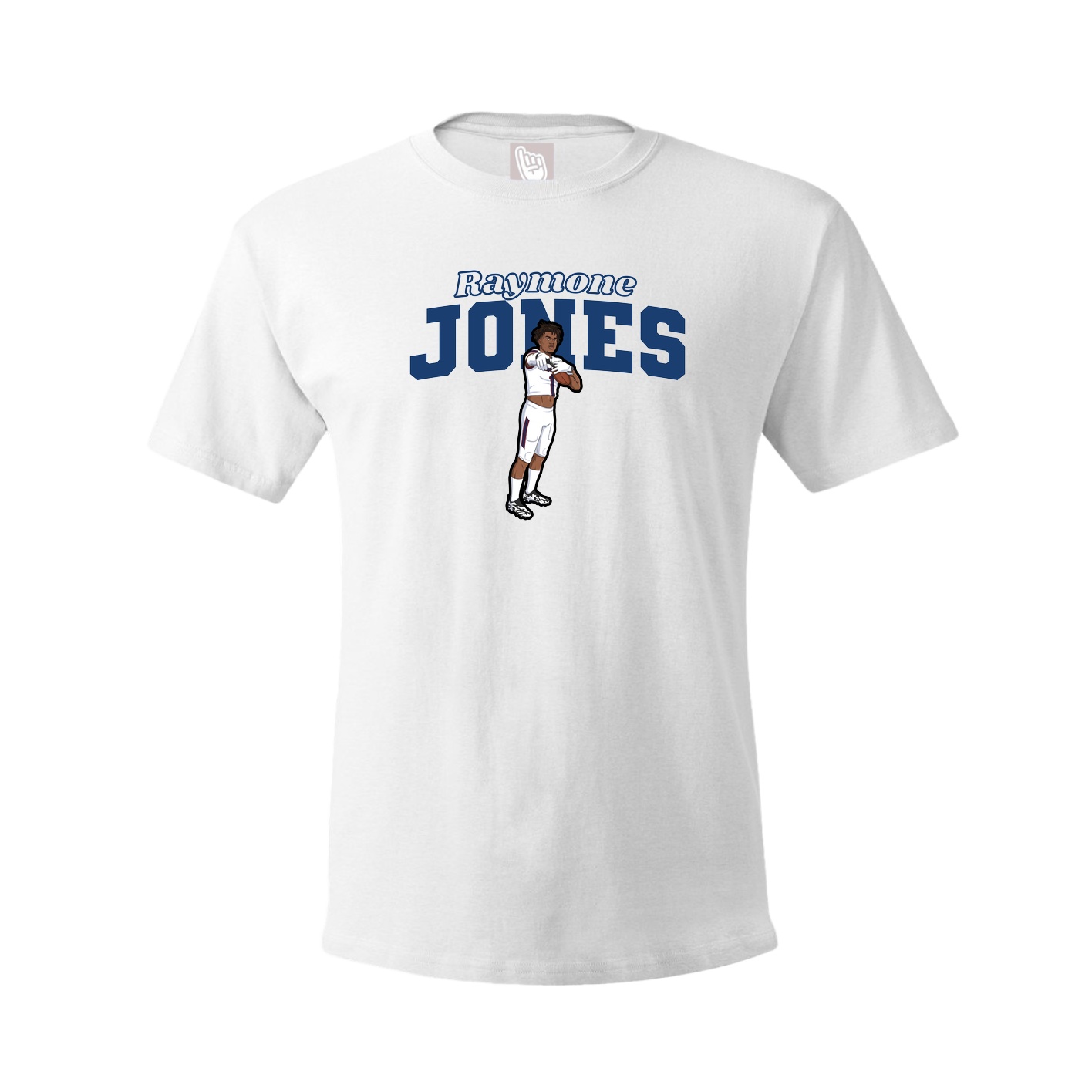 Tee — Name Arch in White