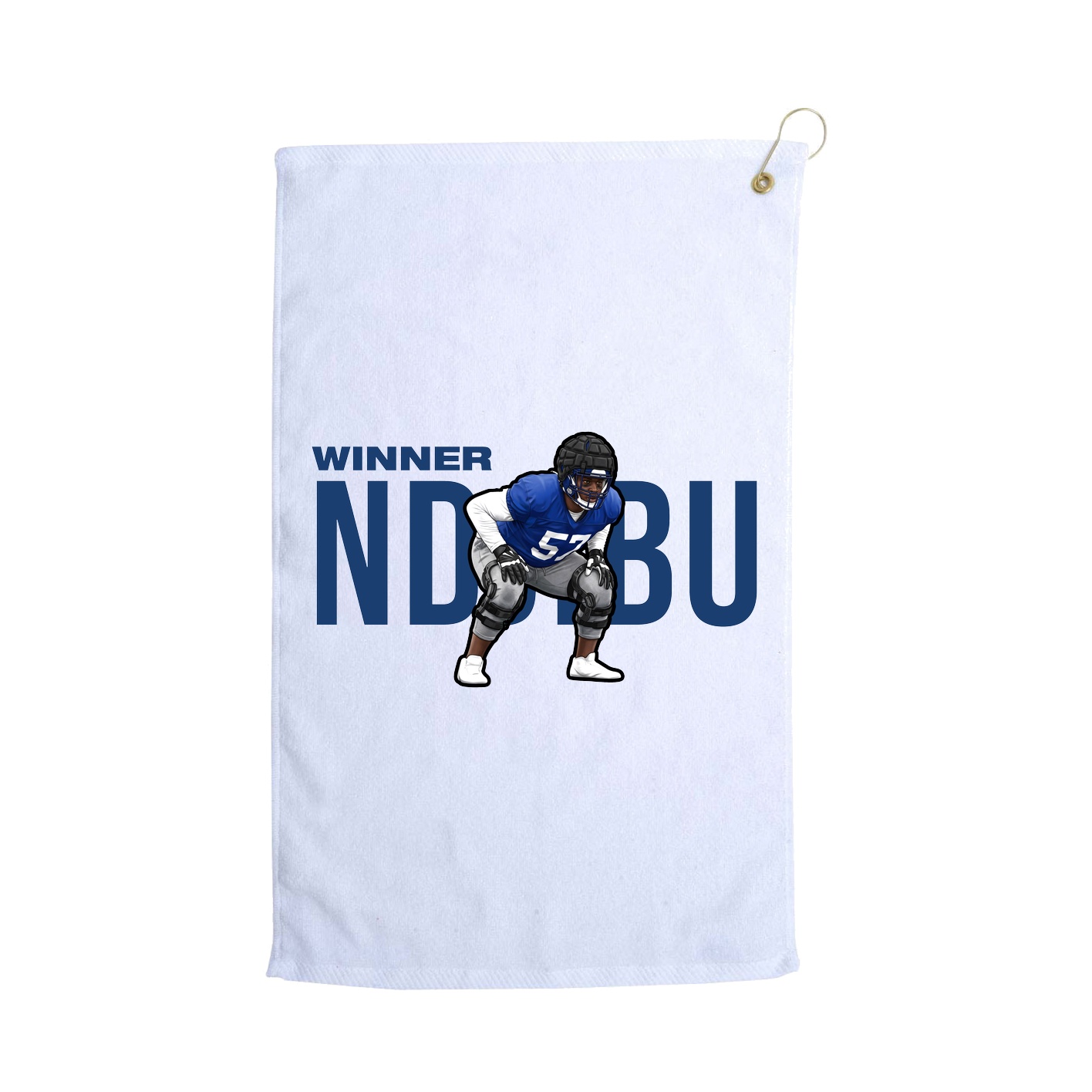 Golf Towel — Player Name in White