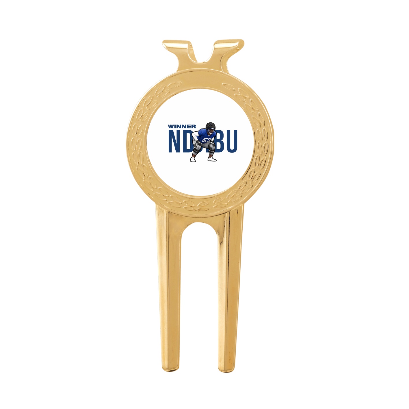 Divot Tool with Ball Marker — Player Name in Classic