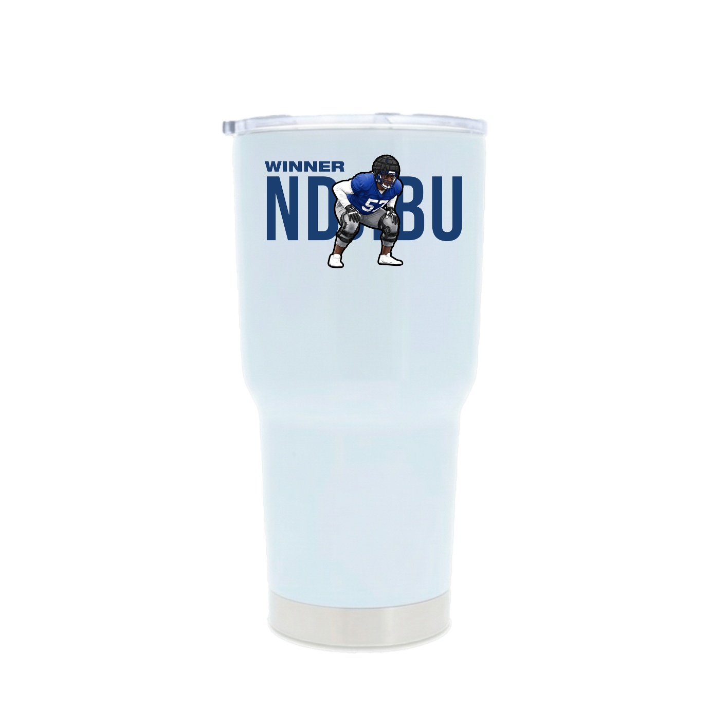 30oz Stainless Steel Tumbler — Player Name in White