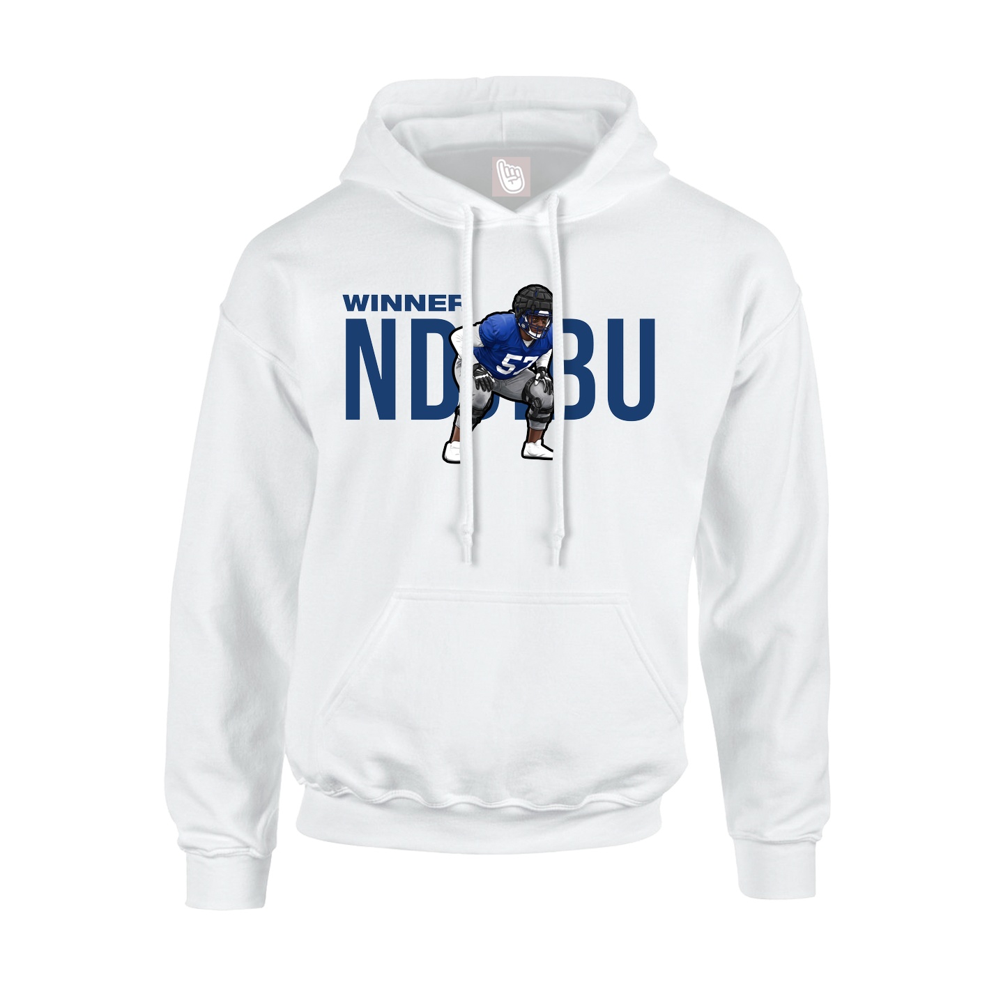 Hoodie — Player Name in White