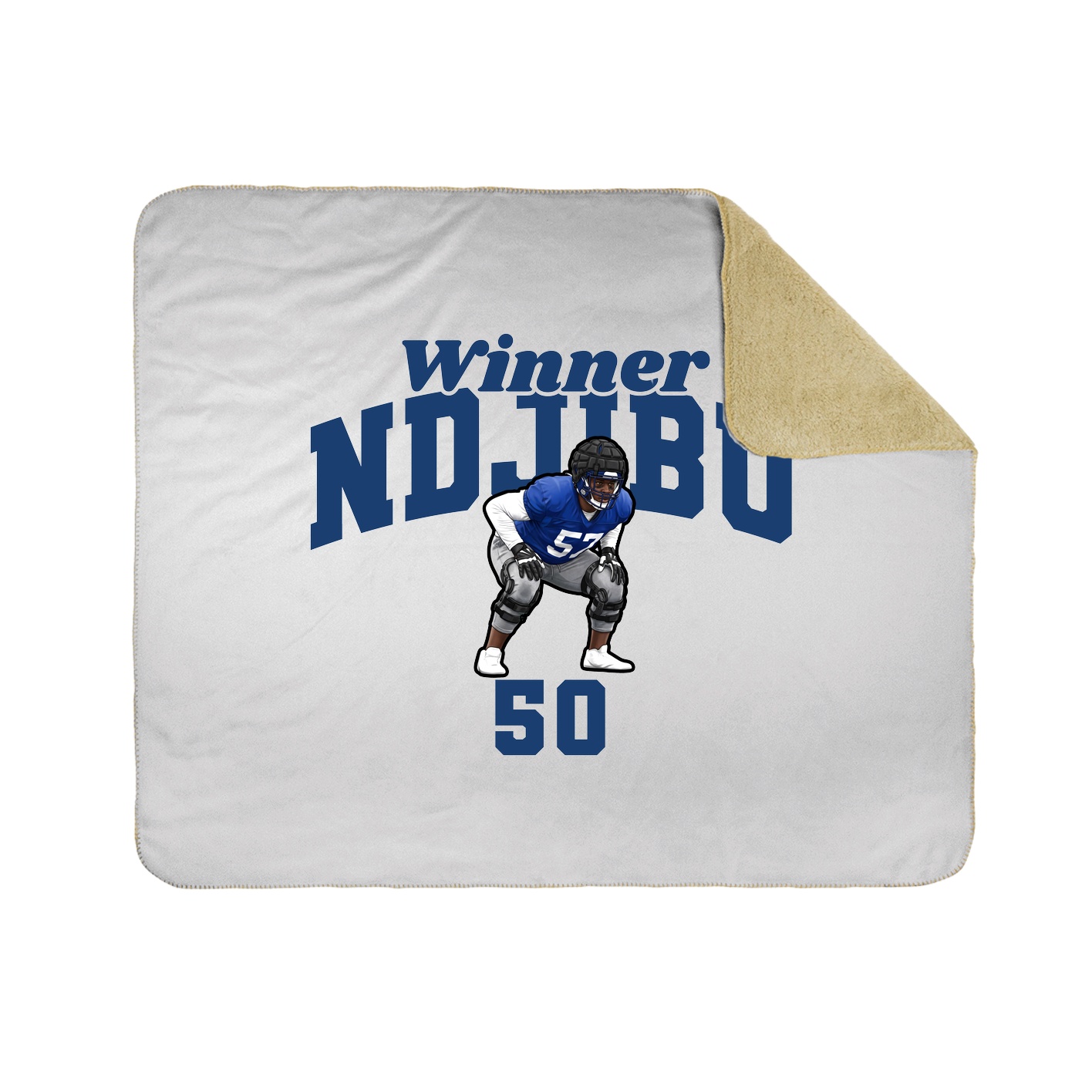 Throw Blanket — Signature Arch in White