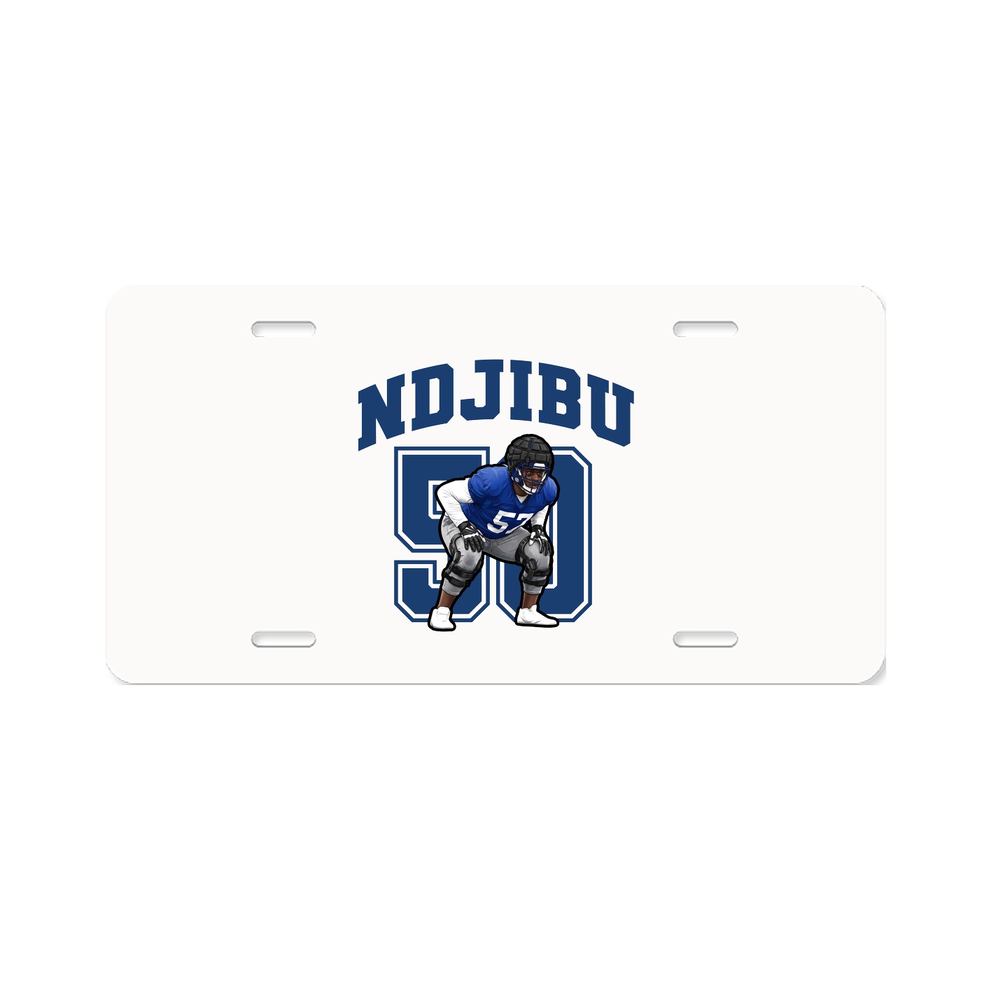 License Plate — Number in Classic