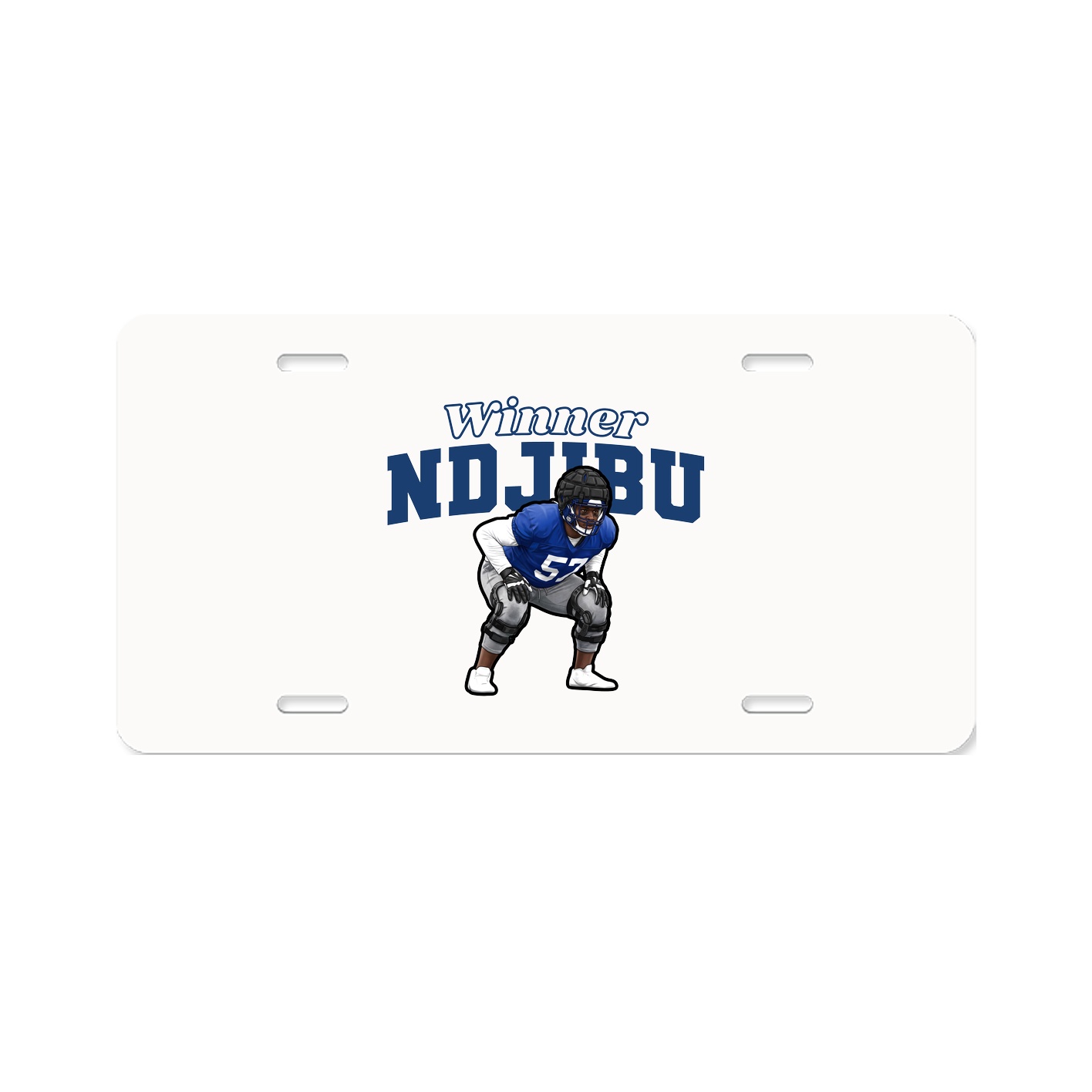 License Plate — Name Arch in Classic