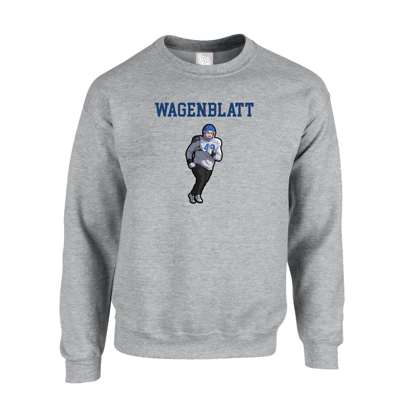Fleece Crew — Shirsey in Grey