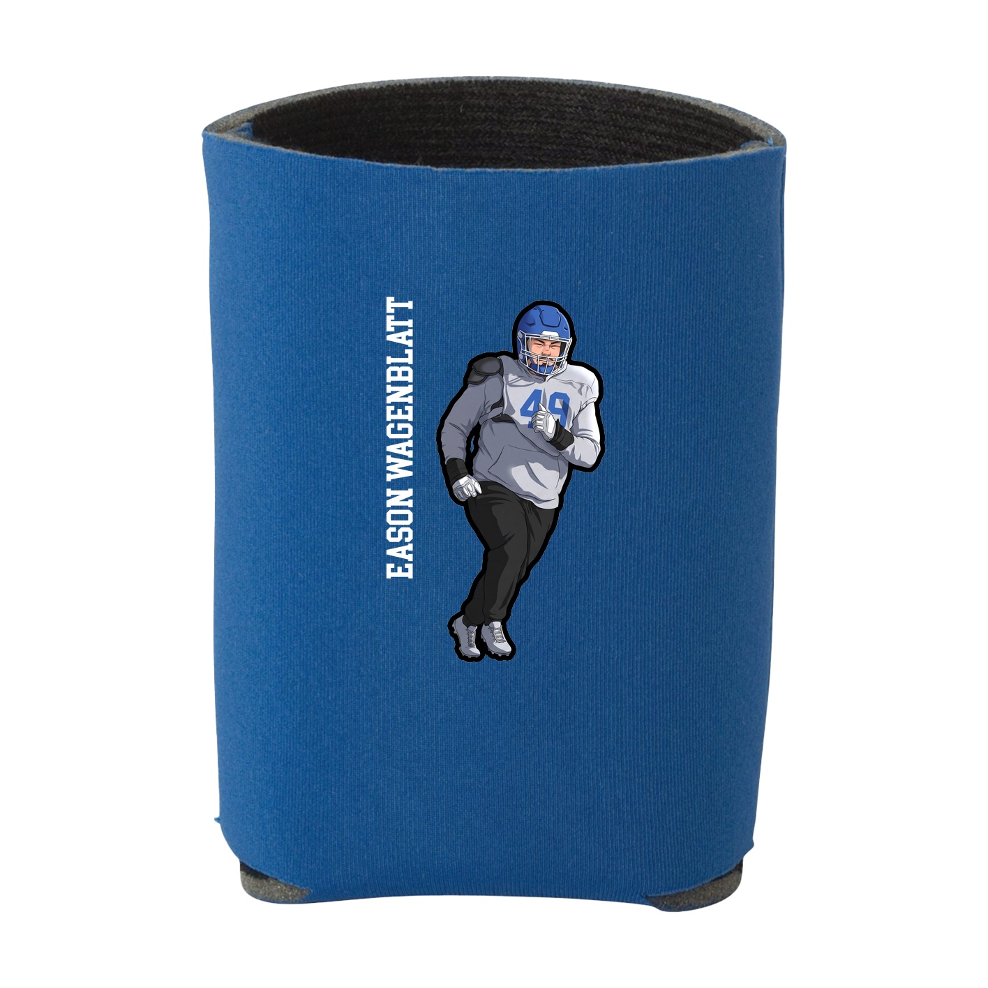 Can Holder — Name Vertical in Royal