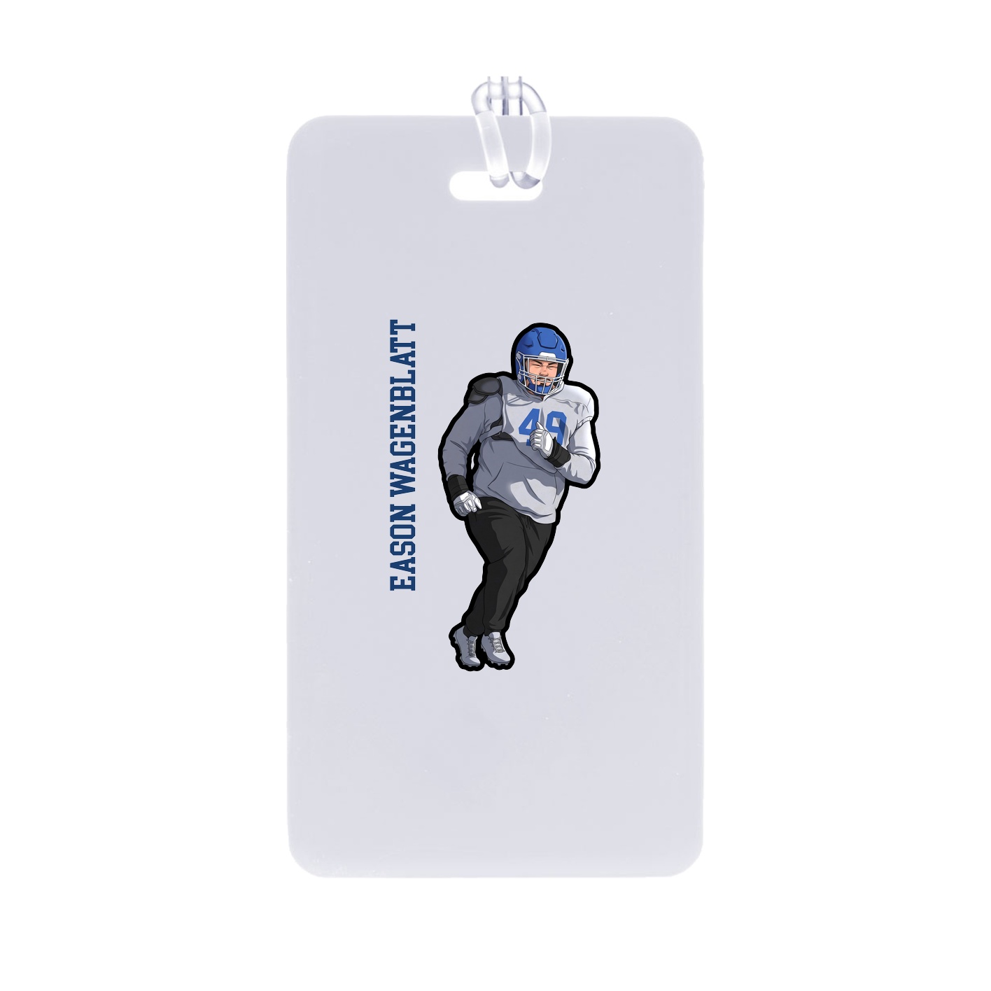Bag Tag — Name Vertical in Classic