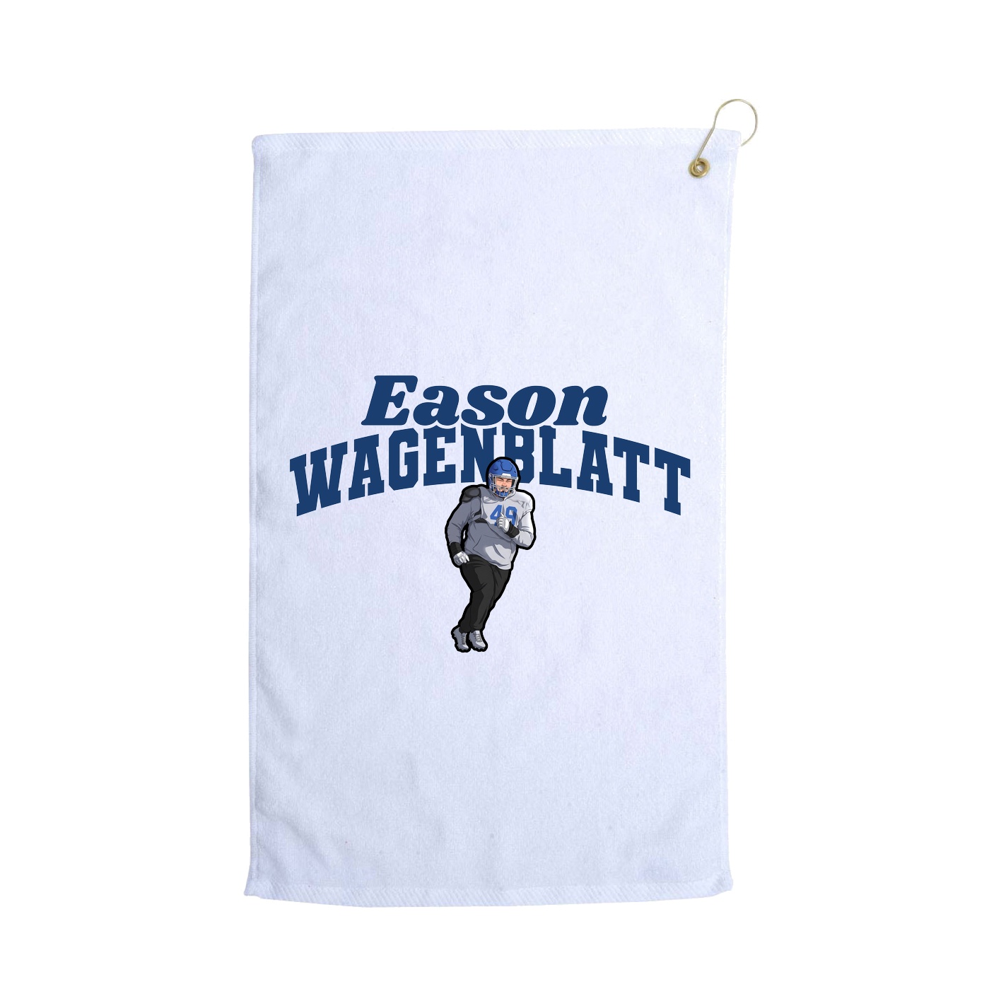 Golf Towel — Signature Arch in White