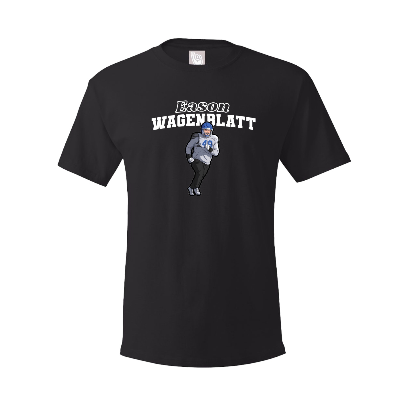 Youth Tee — Name Arch in Black