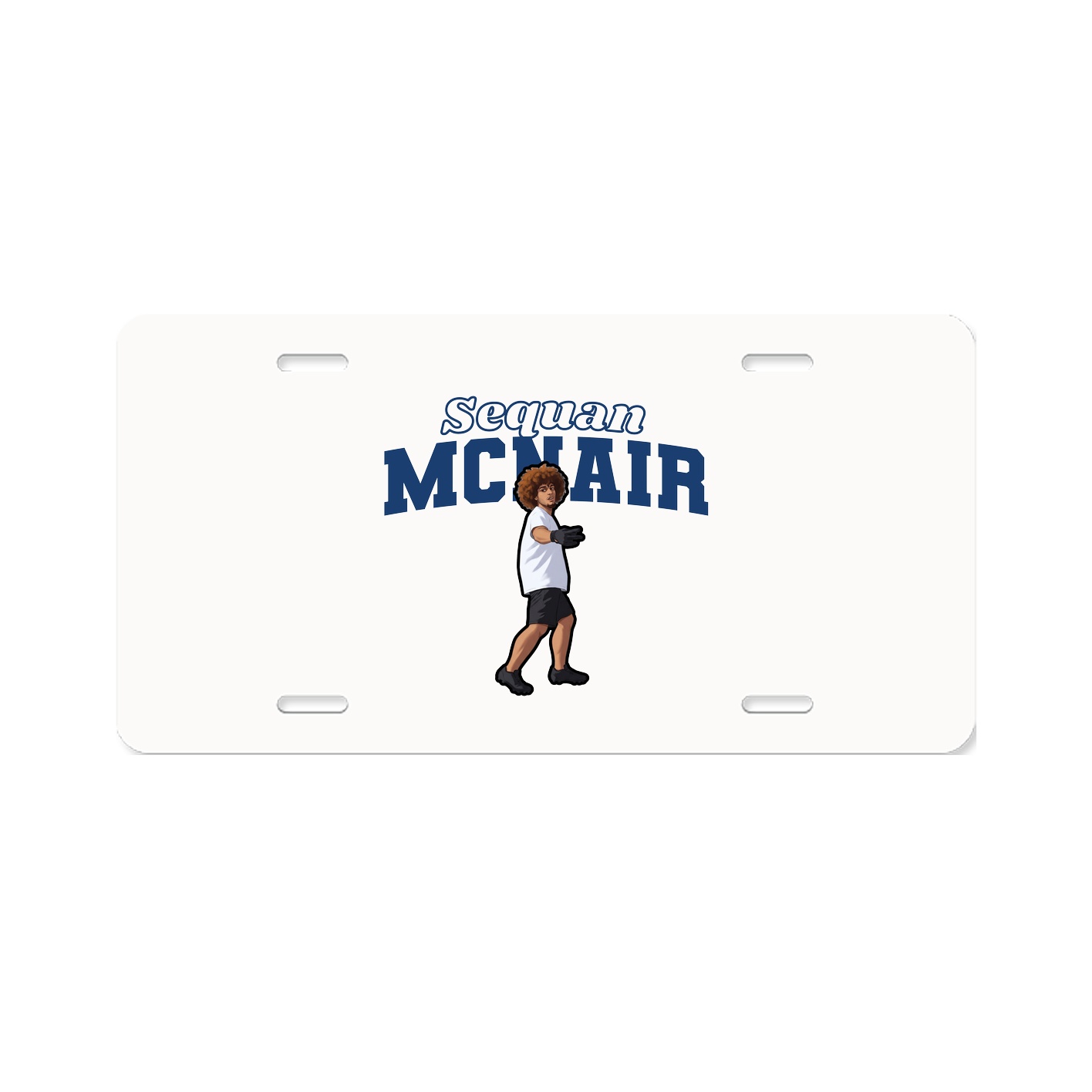License Plate — Name Arch in Classic