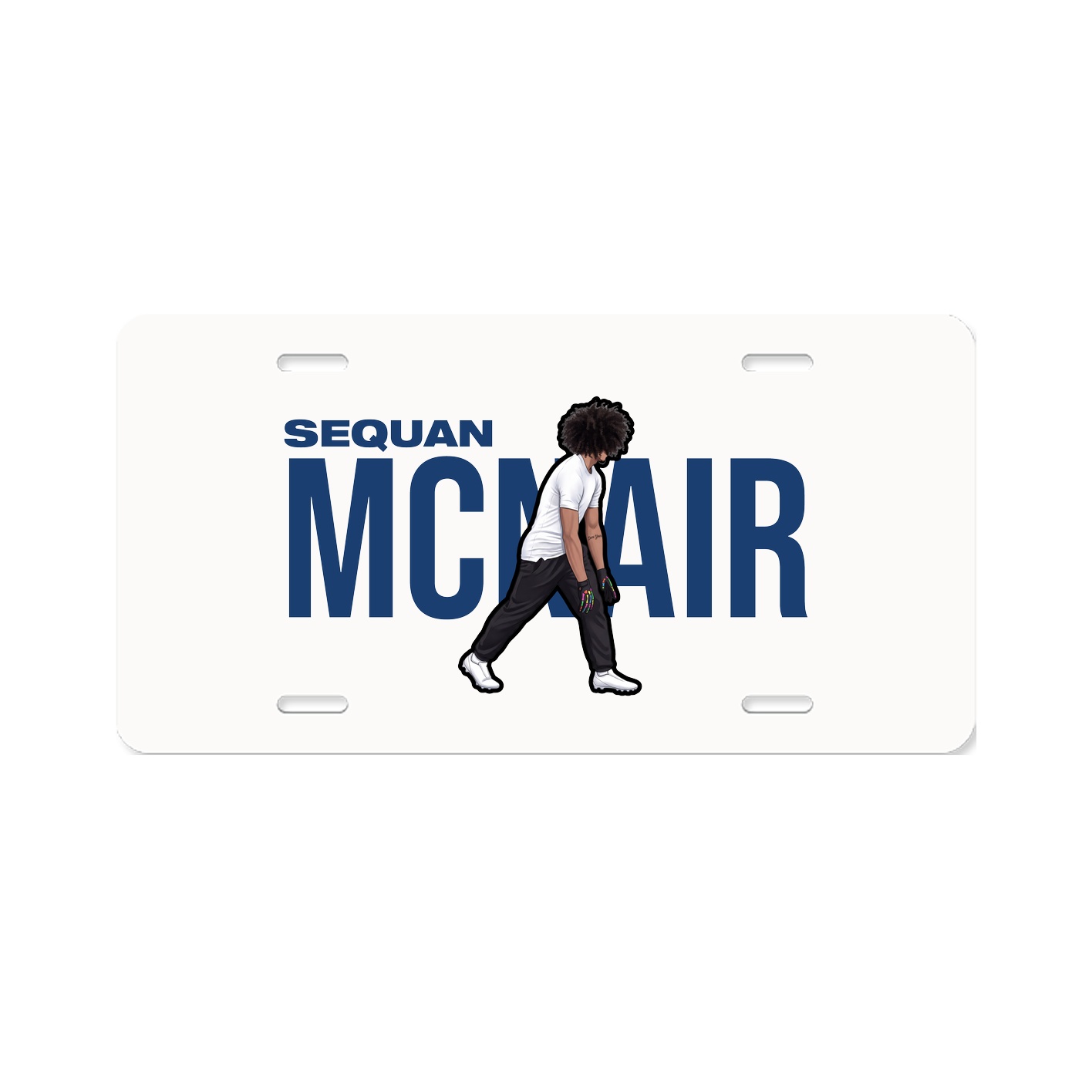 License Plate — Player Name in Classic