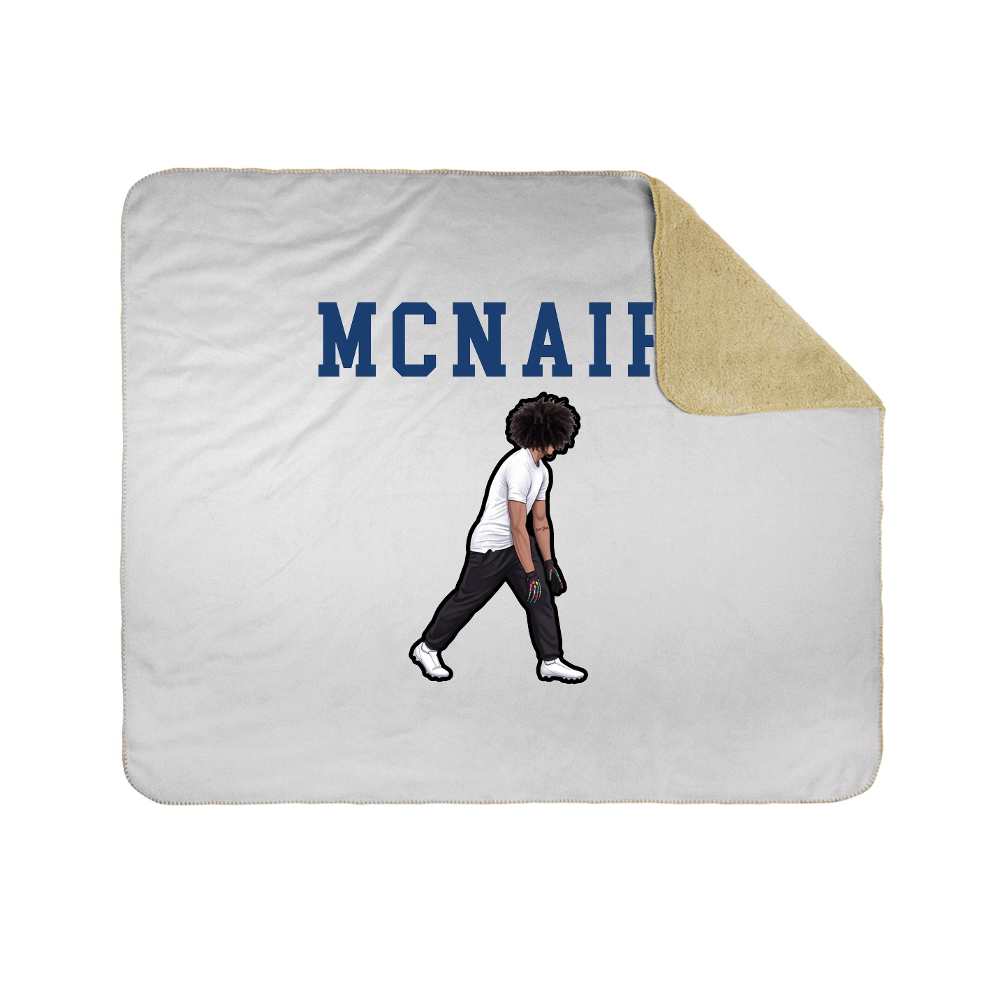 Throw Blanket — Shirsey in White