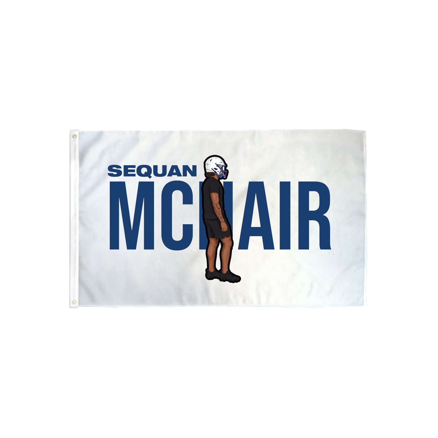 3x5 Flag — Player Name in Classic