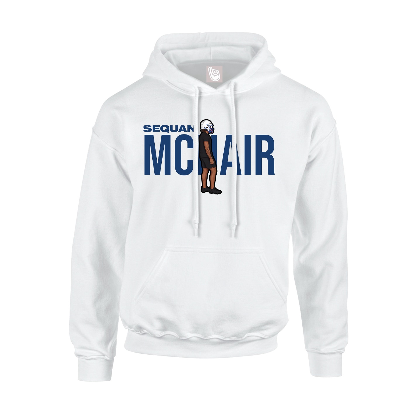 Hoodie — Player Name in White