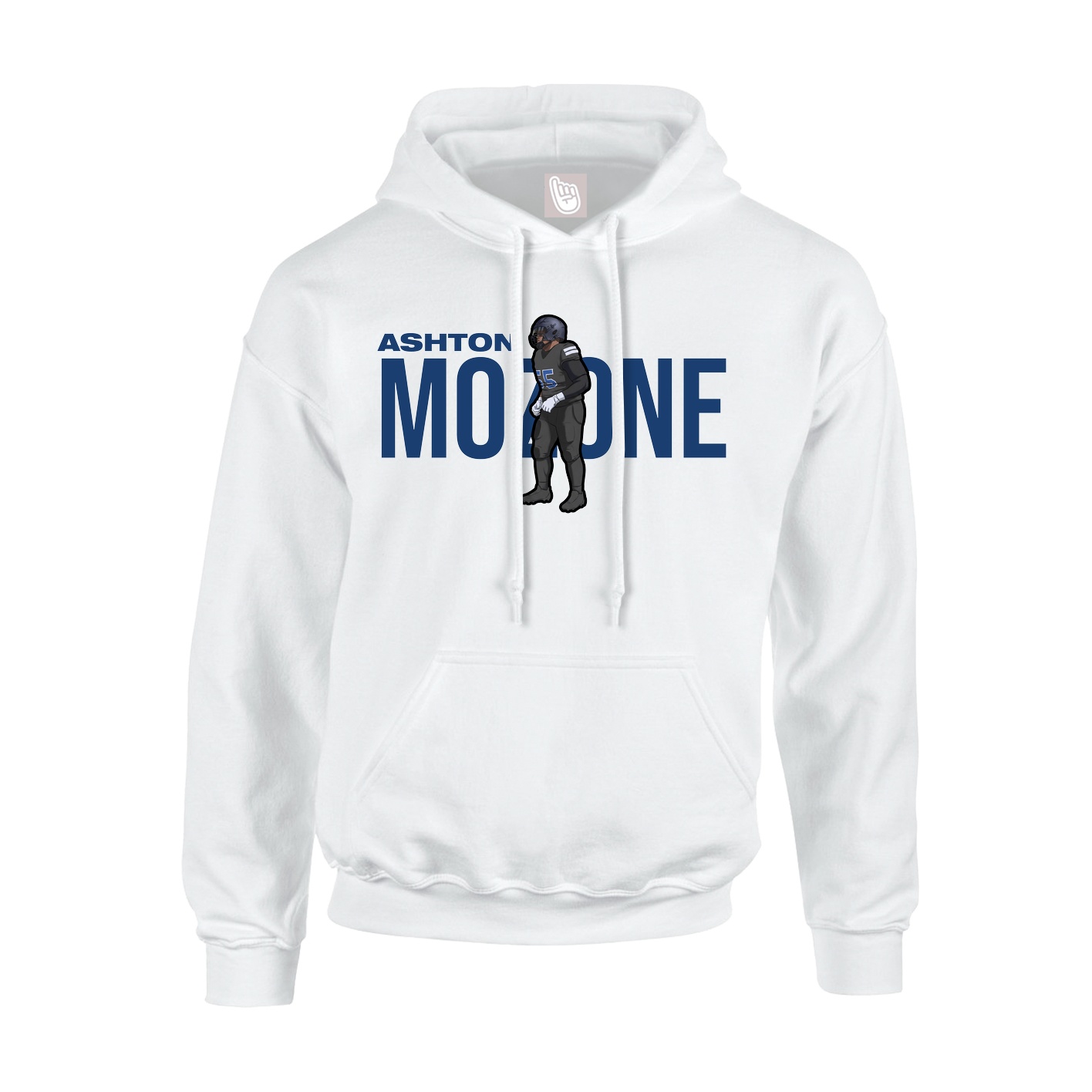 Hoodie — Player Name in White