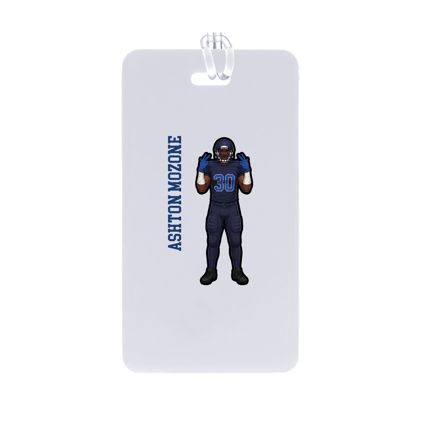 Bag Tag — Name Vertical in Classic