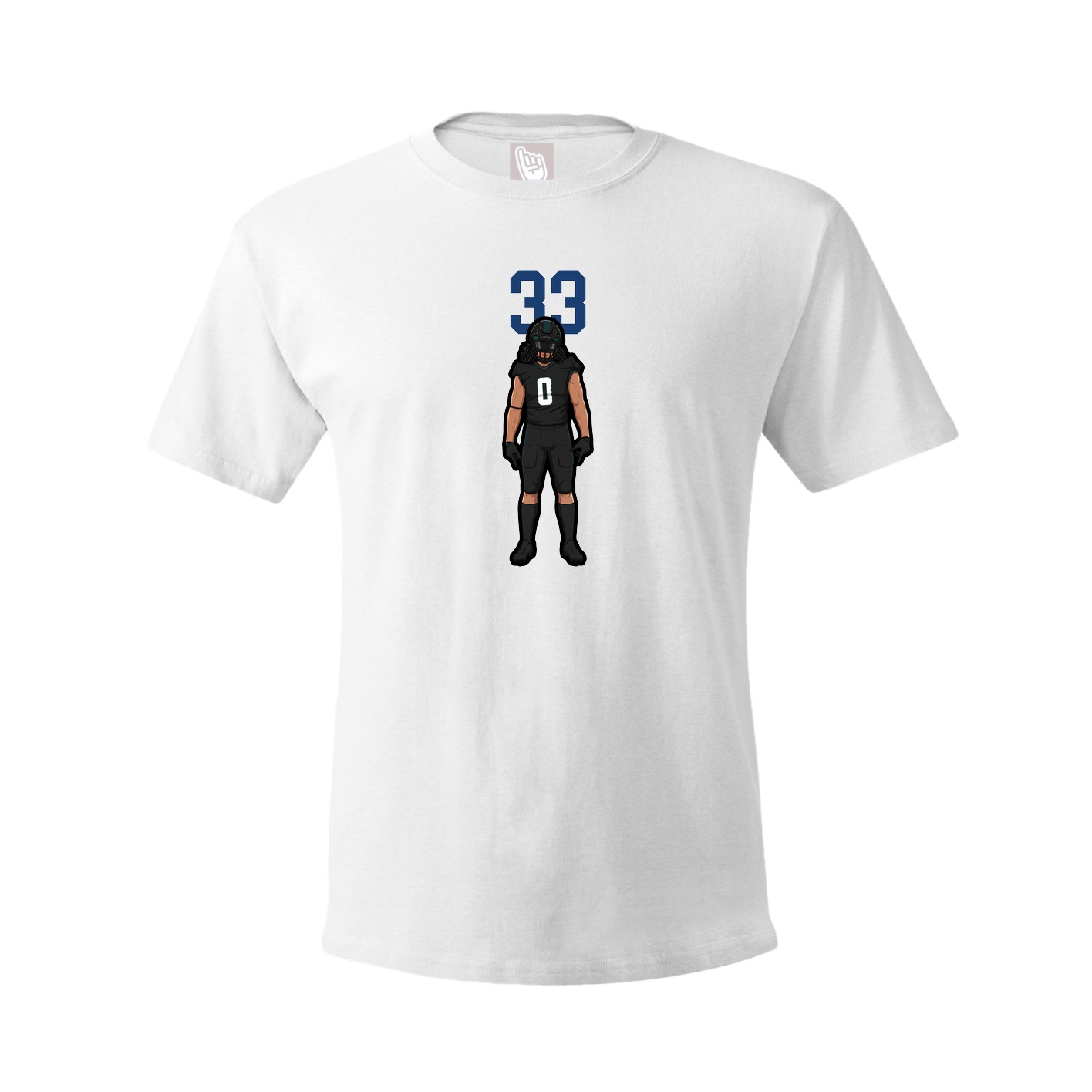 Tee — Number Top in White